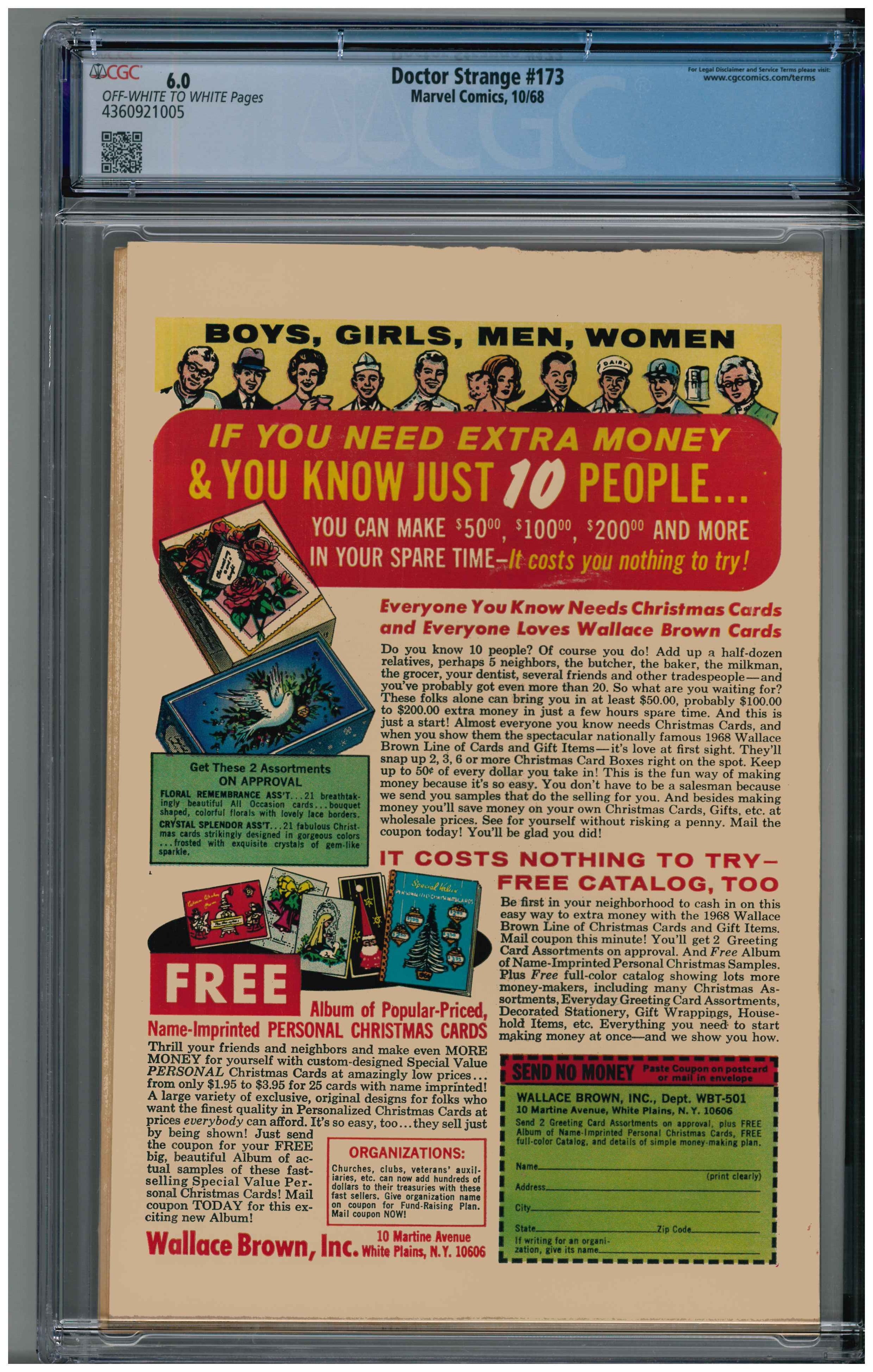 Doctor Strange #173 Rückseite#