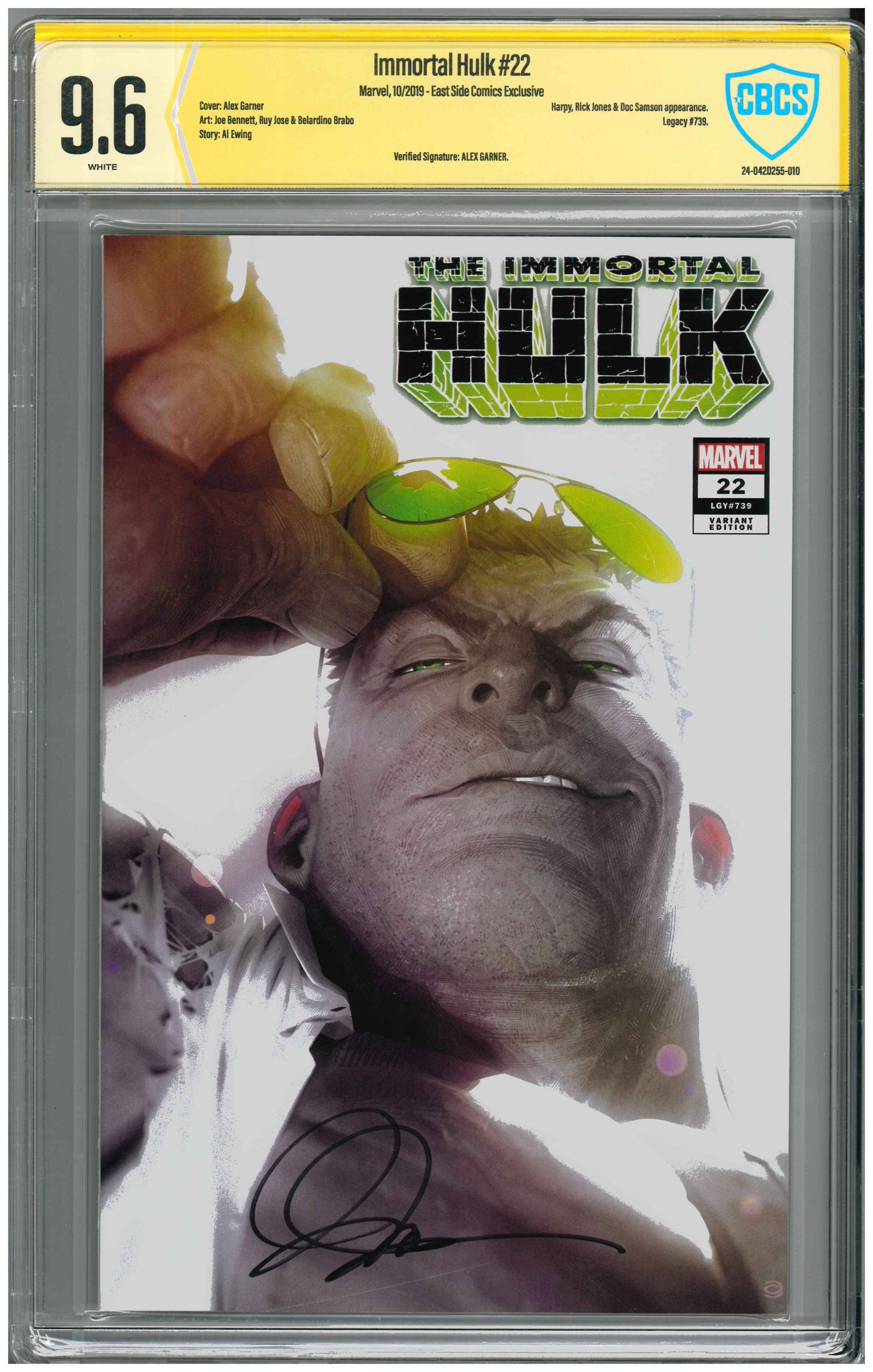 Immortal Hulk #22 | Unterschrieben von Alex Garner