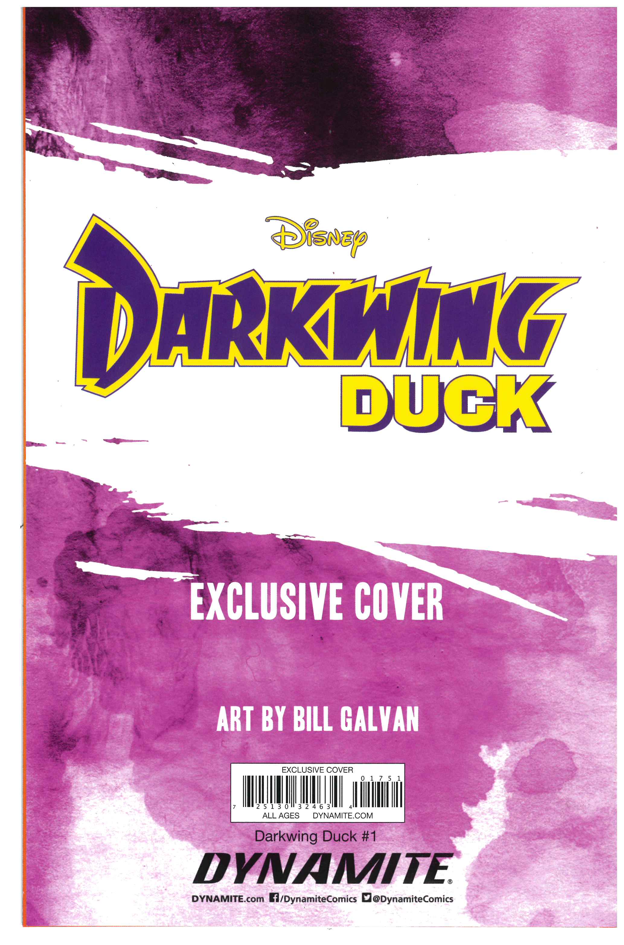 Darkwing Duck #1 Rückseite
