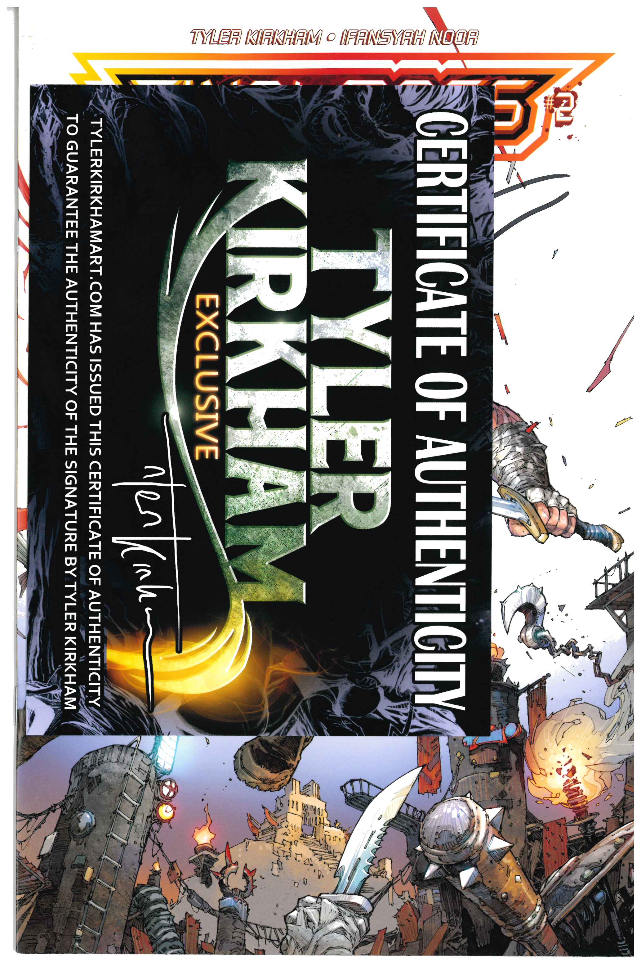Final Boss #2 | Unterschrieben von Tyler Kirkham COA