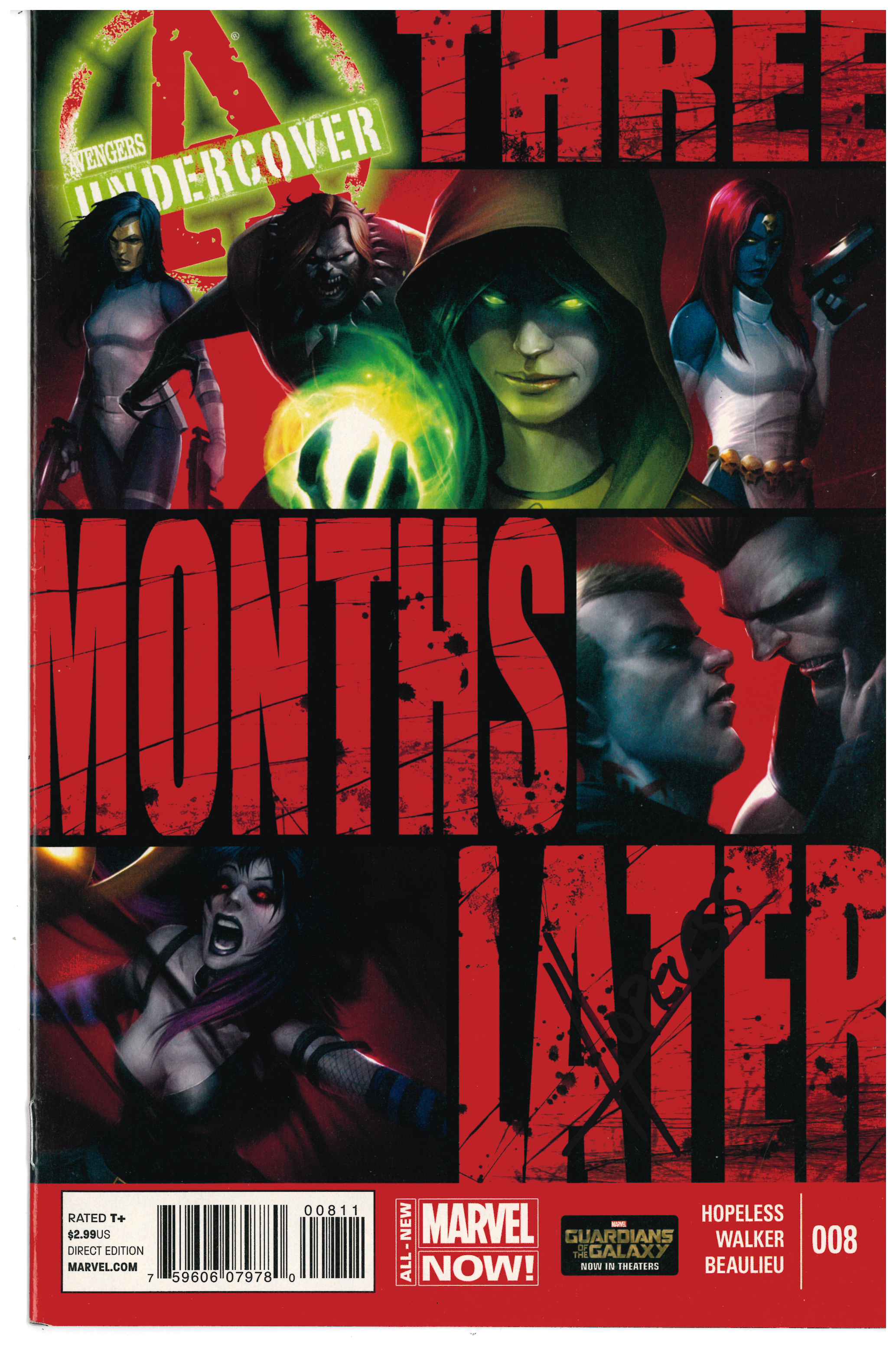 Avengers Undercover #8 | Unterschrieben von Dennis Hallum