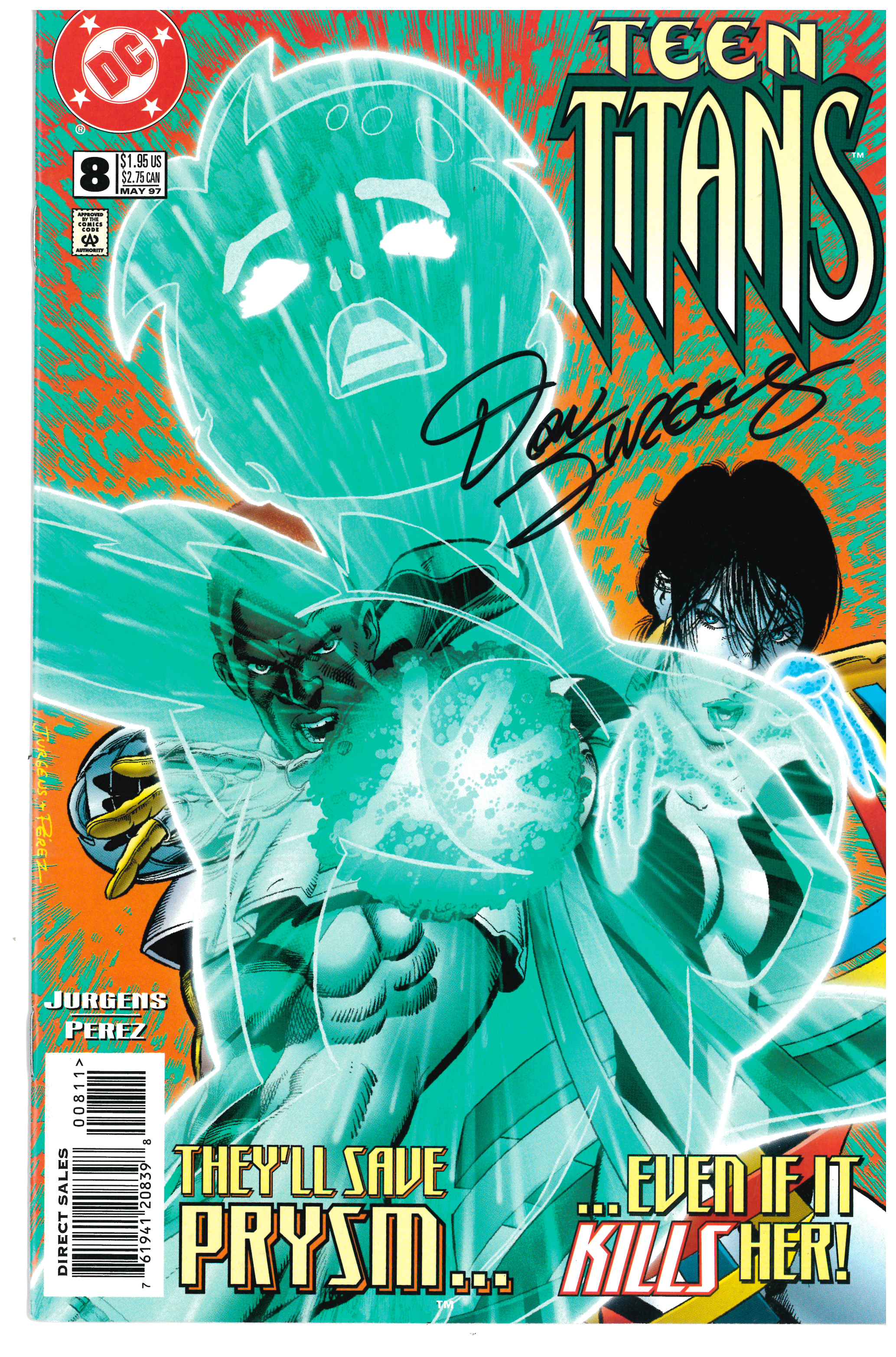 Teen Titans #08 | Unterschrieben von Dan Jurgens