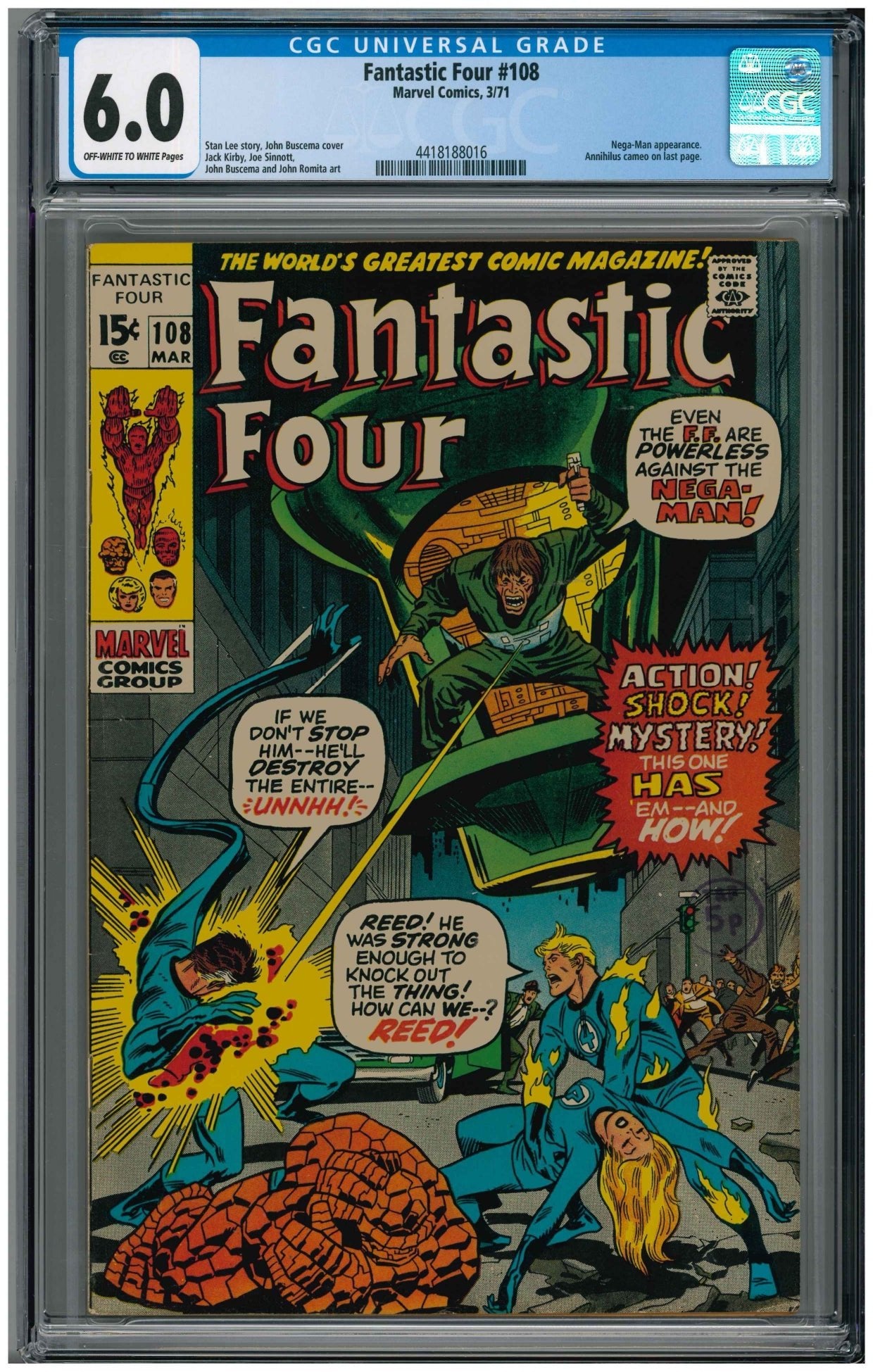 Fantastic Four #108