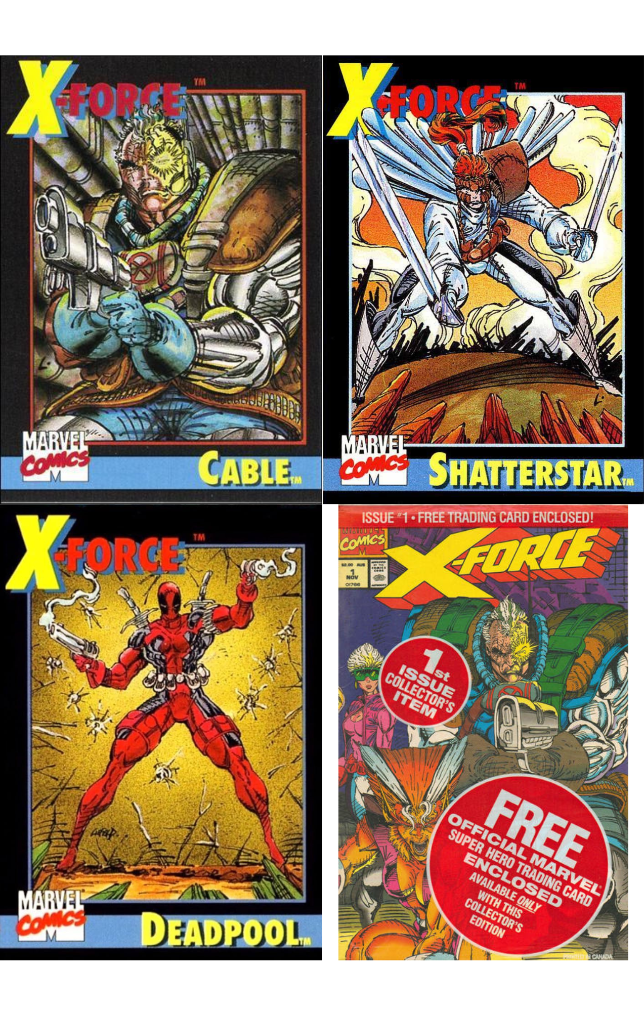 X-Force #1 + Trading Card