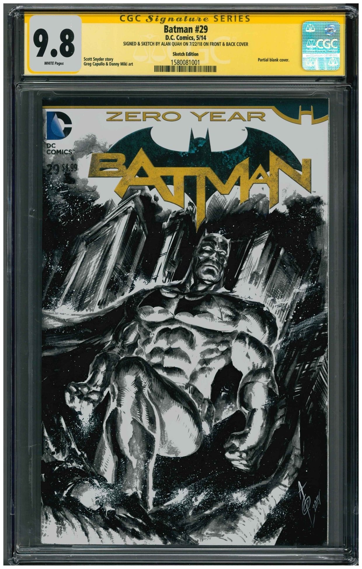 Batman #29 | Unterschrieben und Sketch von Alan Quah