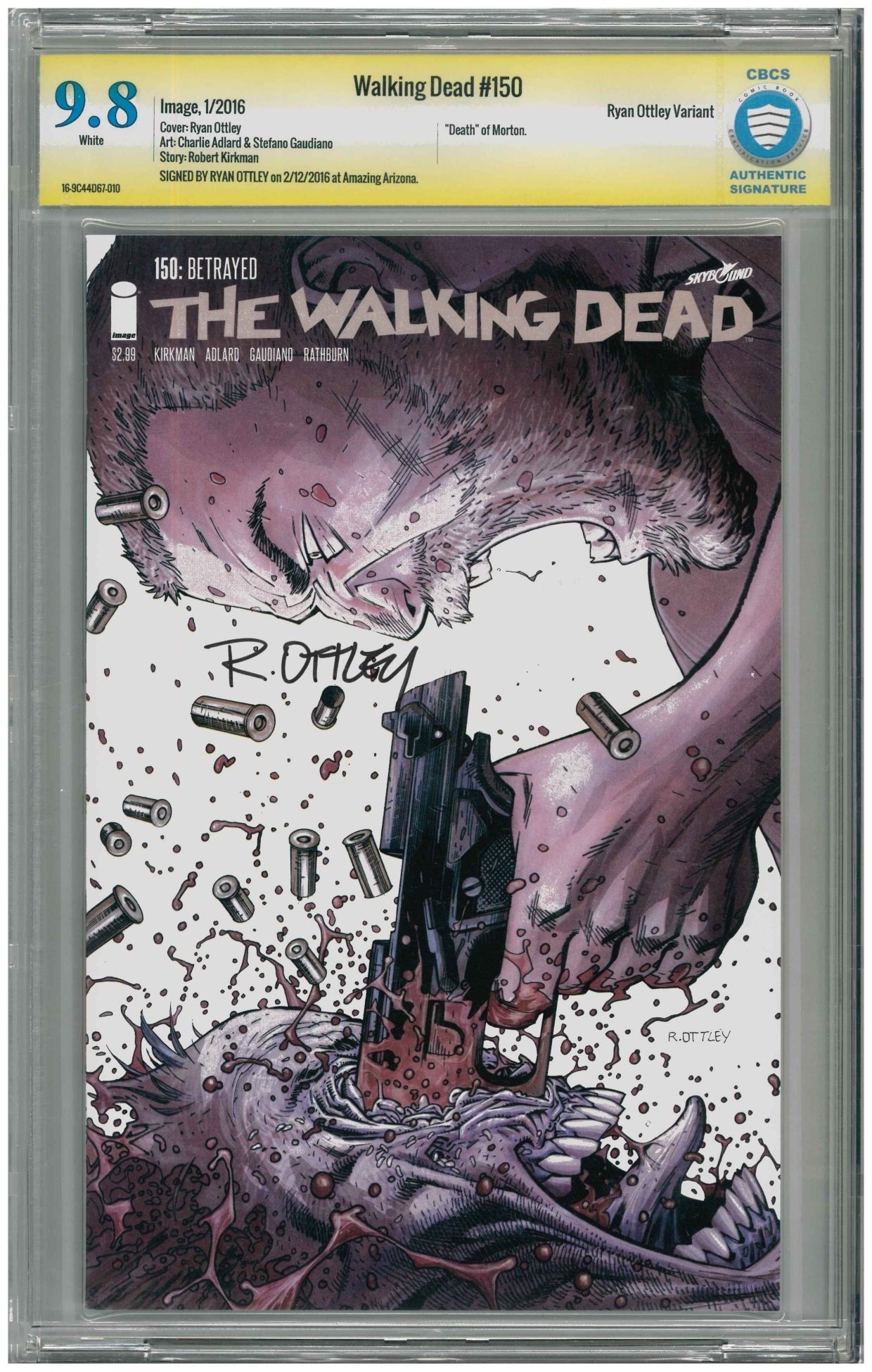Walking Dead #150 | Unterschrieben & Sketch von Ryan Ottley