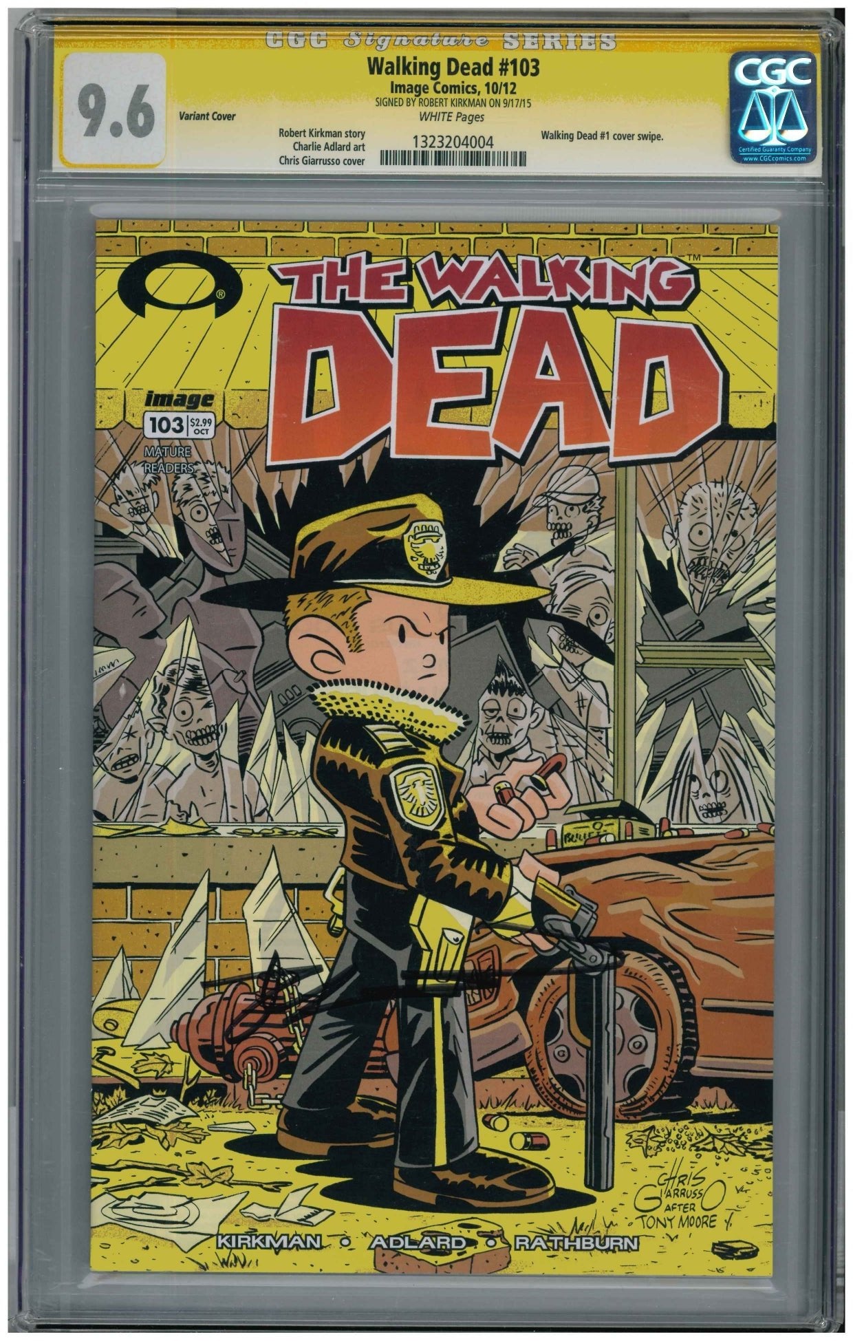Walking Dead #103 | Unterschrieben von Robert Kirkham
