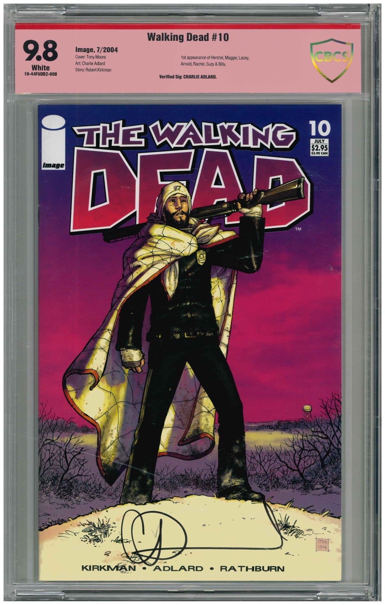 Walking Dead #10 | Unterschrieben von Charlie Adlard