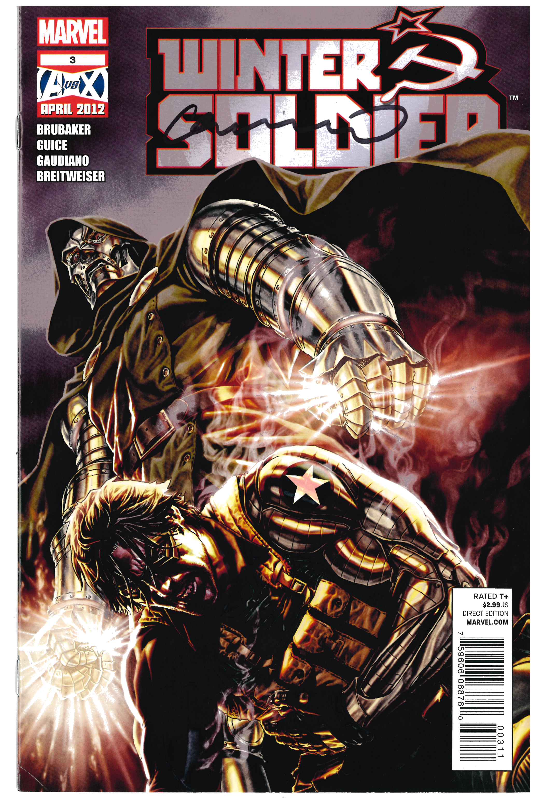 Winter Soldier #3 | Signed by Lee Bermejo