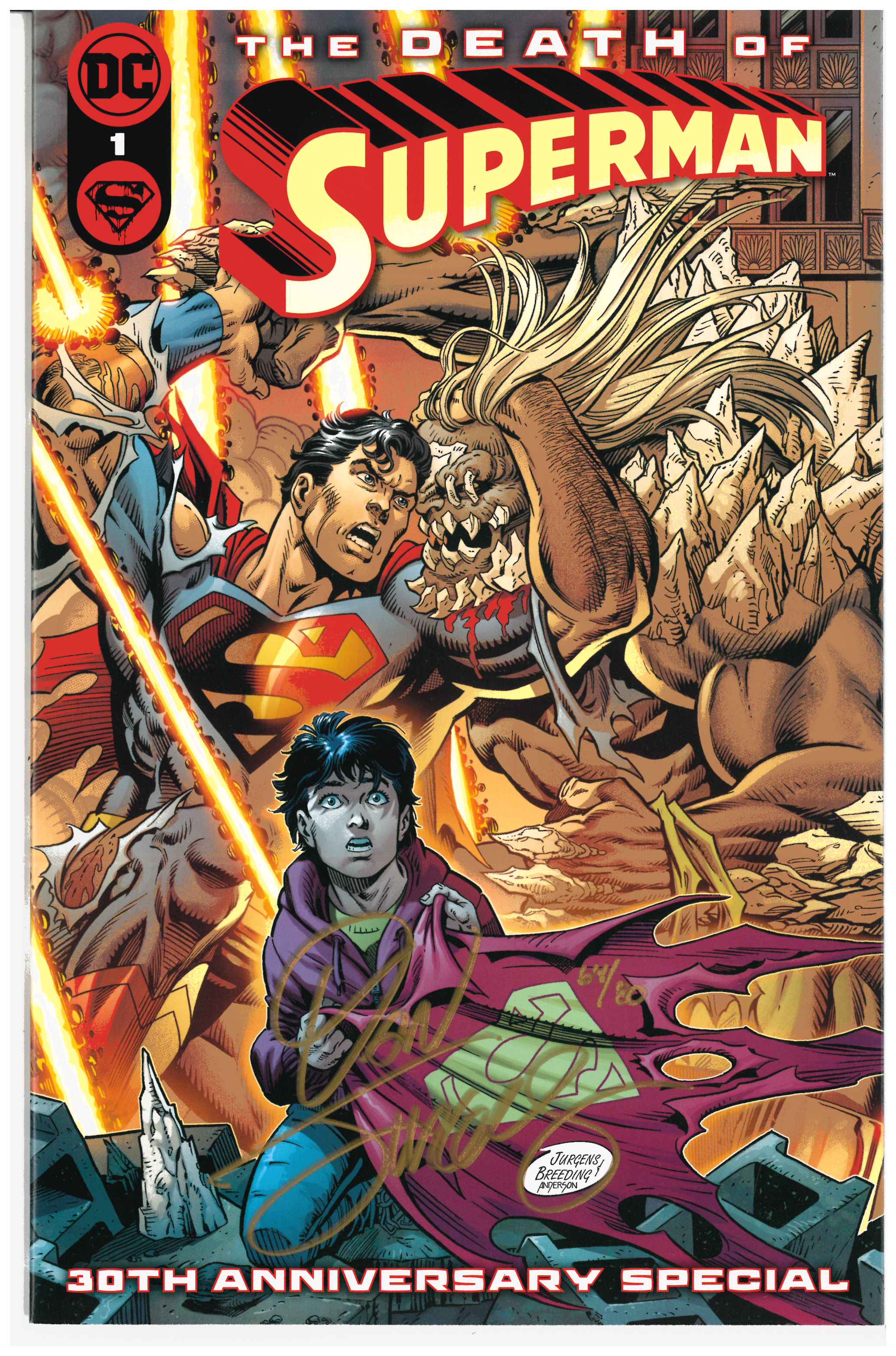 Death of Superman: 30th Anniversary Special #1 | Signed by Dan Jurgens