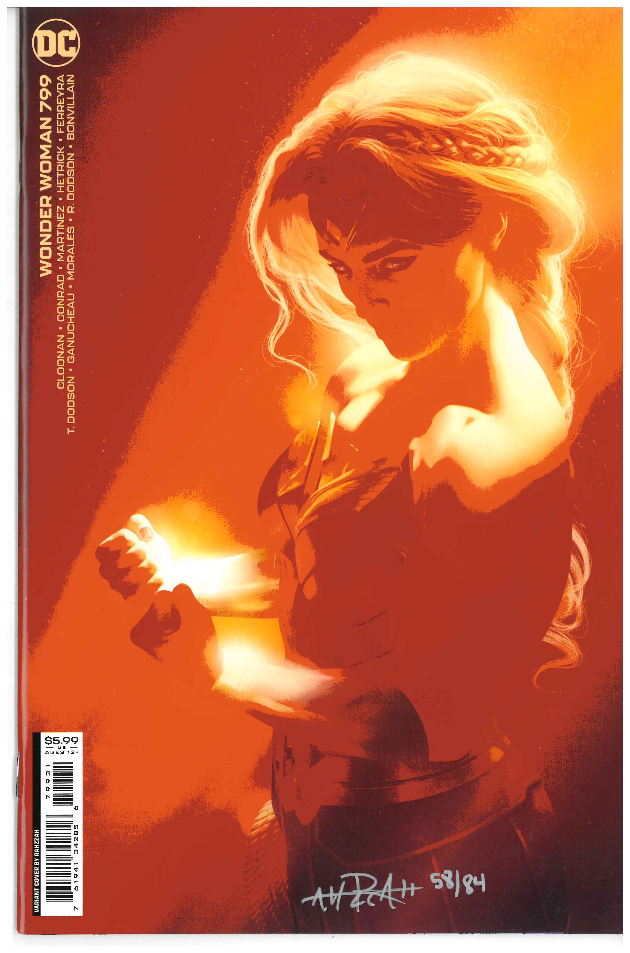 Wonder Woman #799 | Signed by Rahzzah