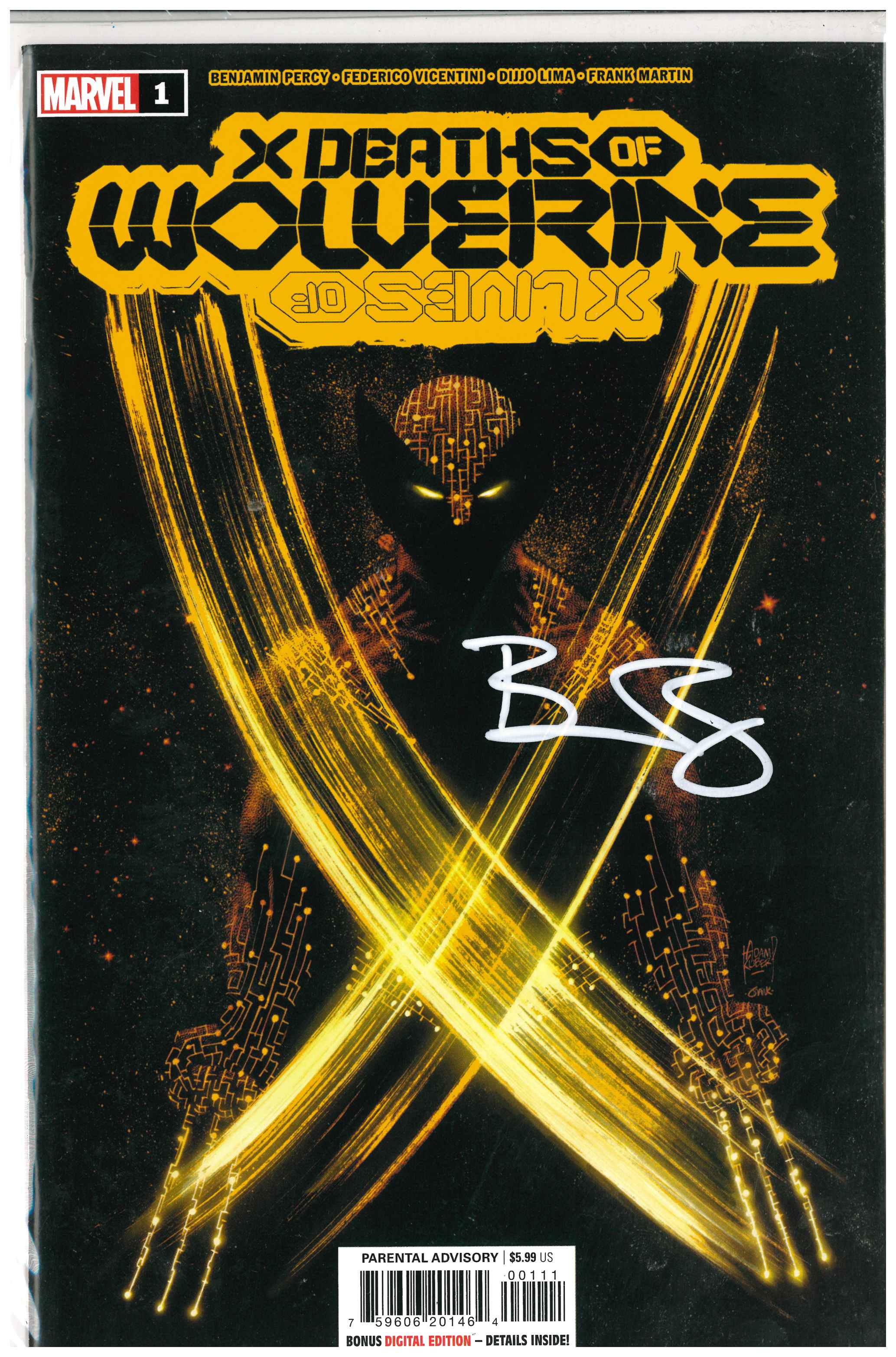 X Deaths of Wolverine #1 | Unterschrieben von Benjamin Percy