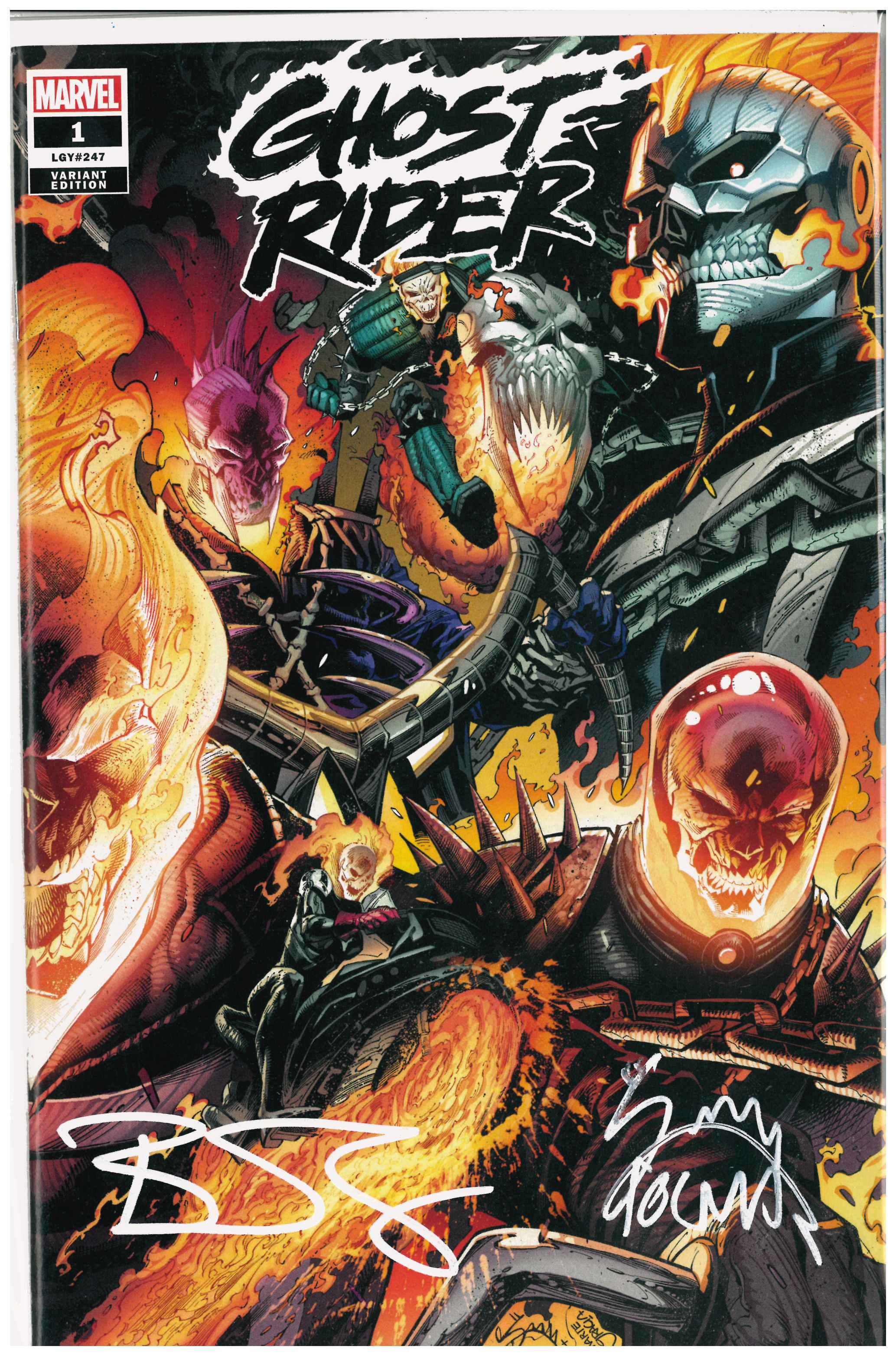 Ghost Rider #1 | Unterschrieben von Ben Percy & Ryan Stegman