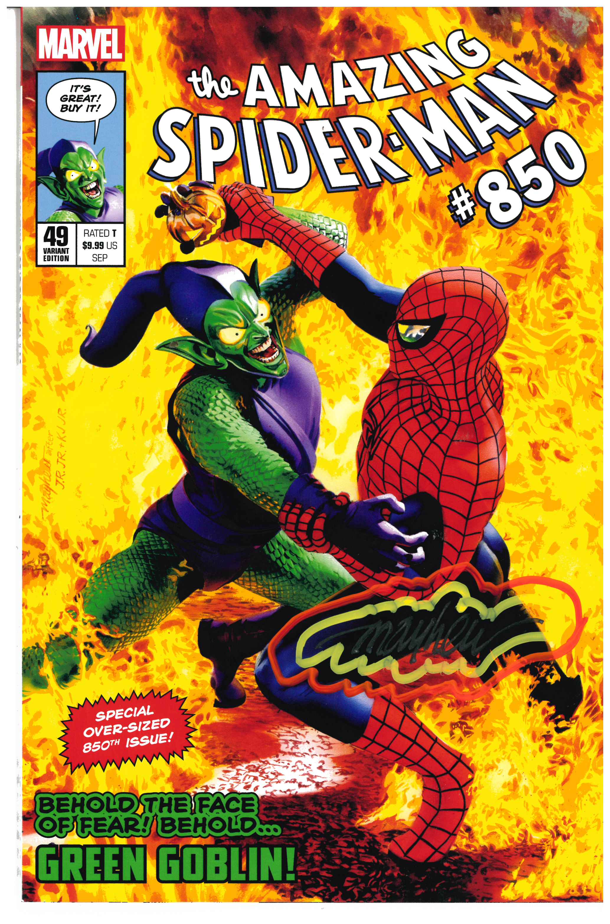 Amazing Spider-Man #49 | Unterschrieben von Mike Mayhew