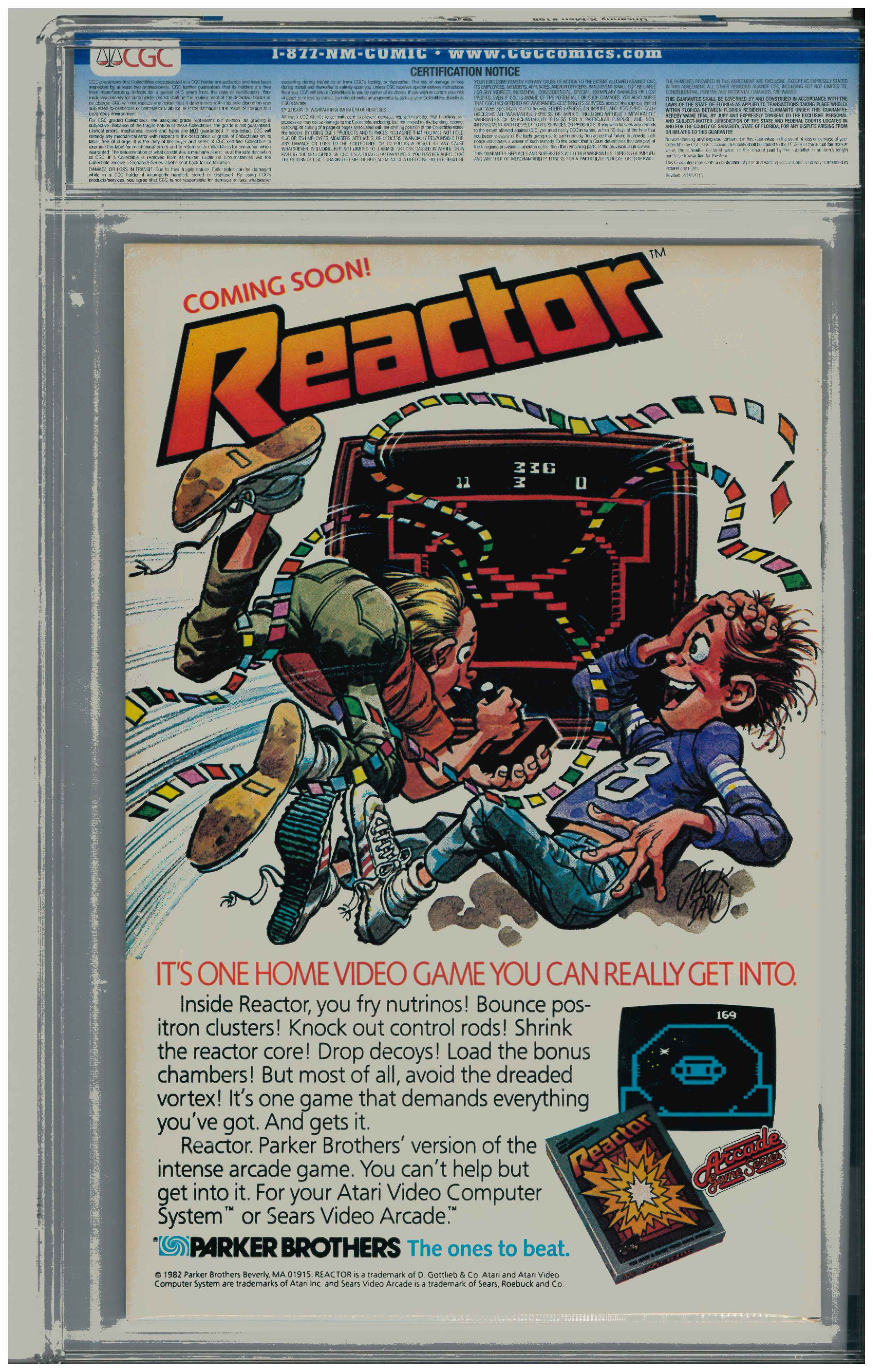 Uncanny X-Men #168 backside