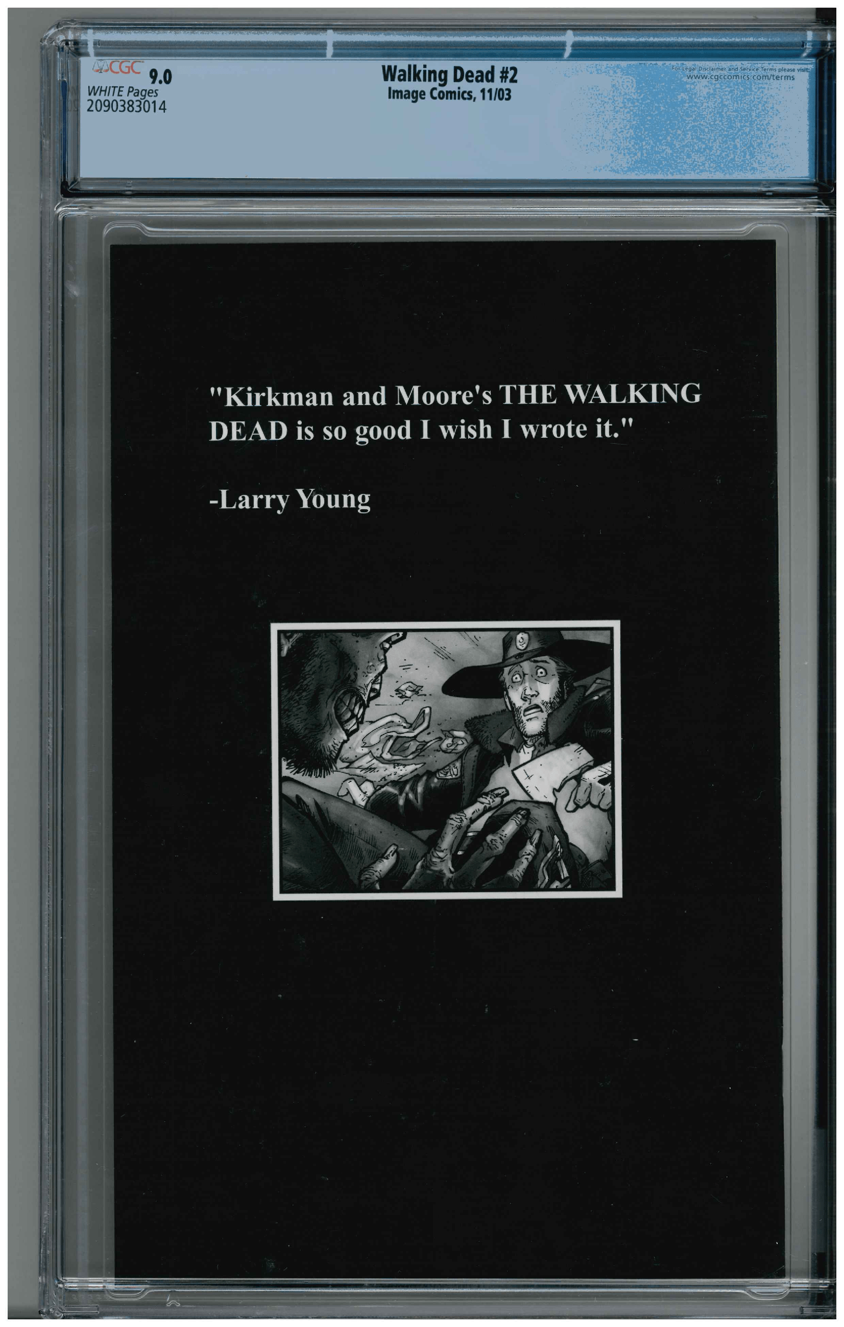 Walking Dead #2 backside