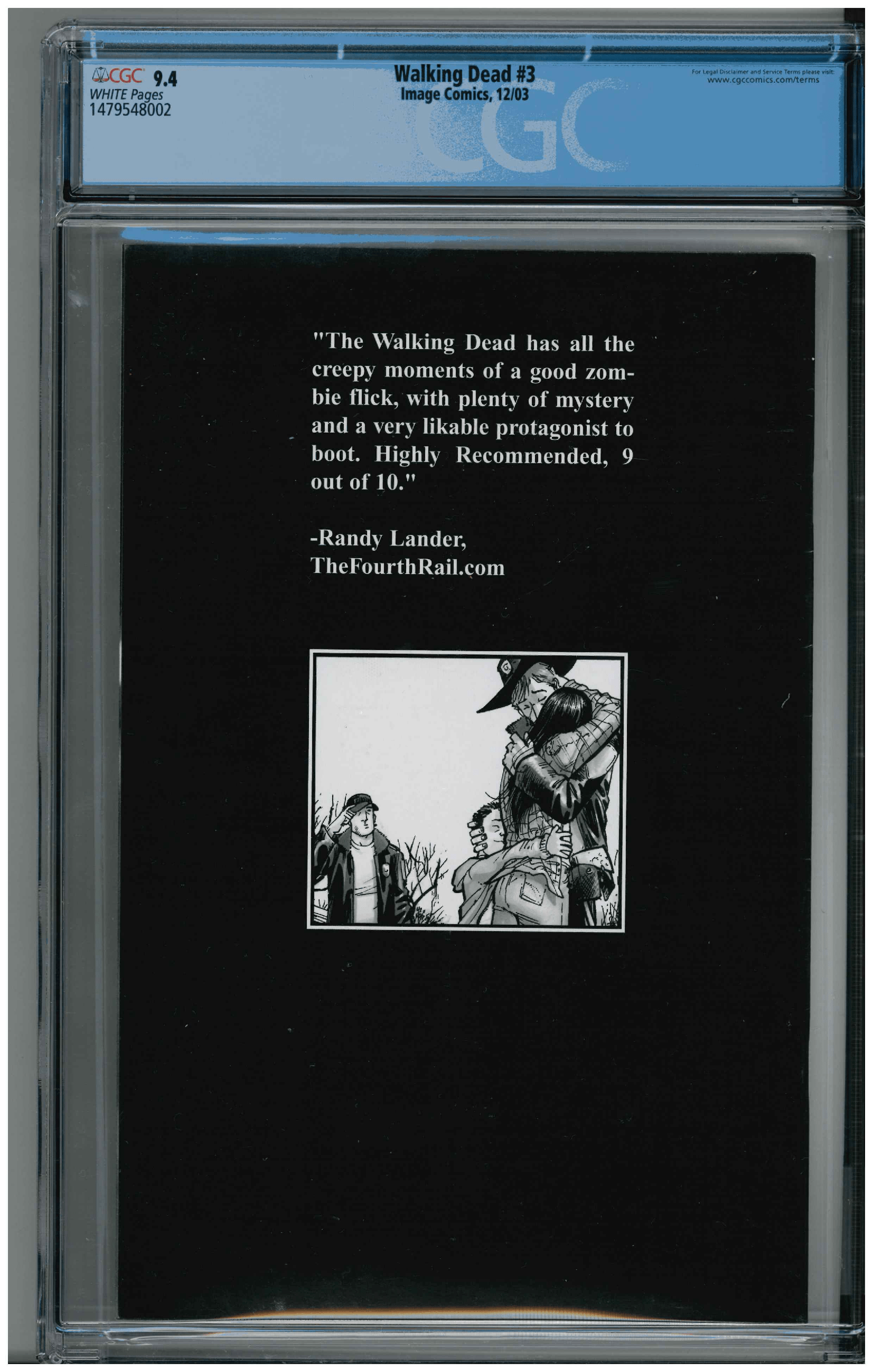 Walking Dead #3 backside