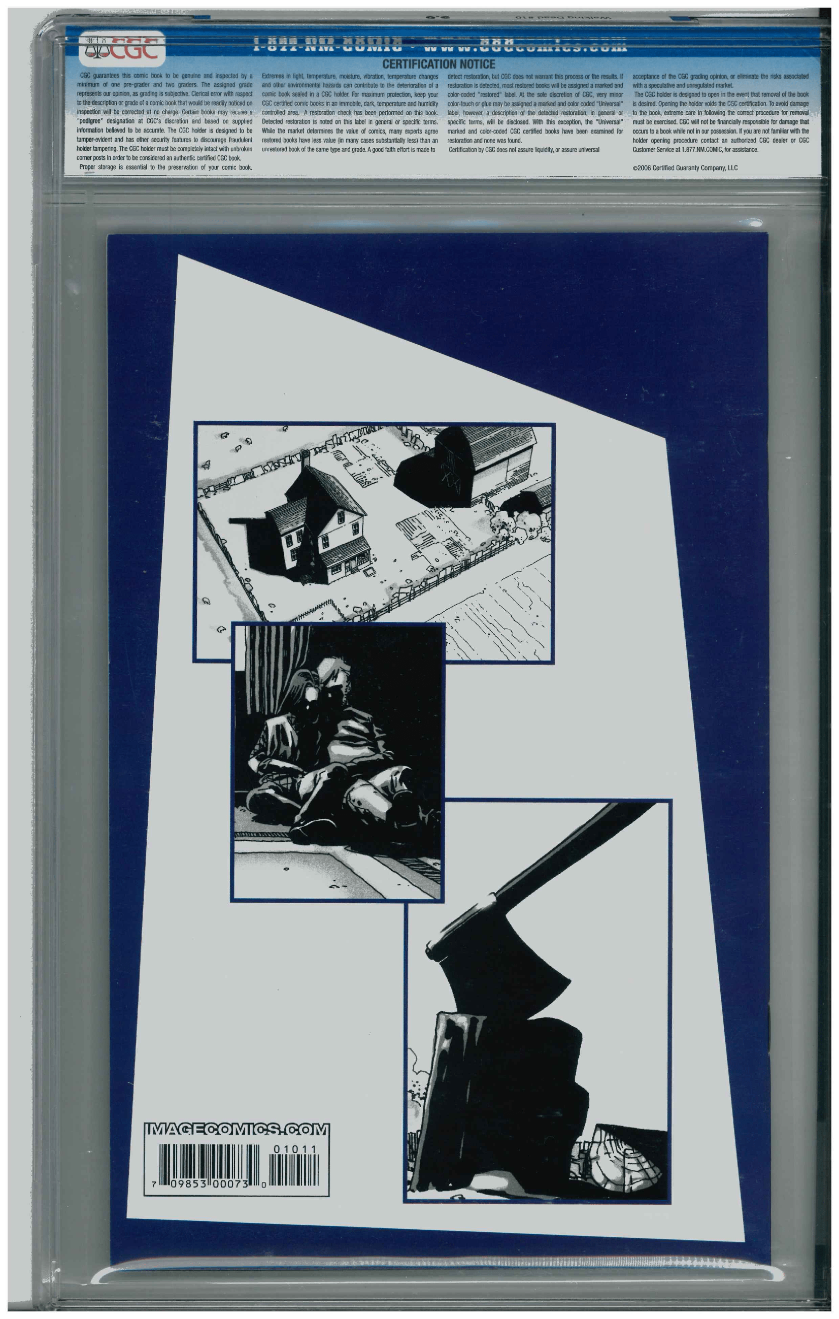 Walking Dead #10 backside