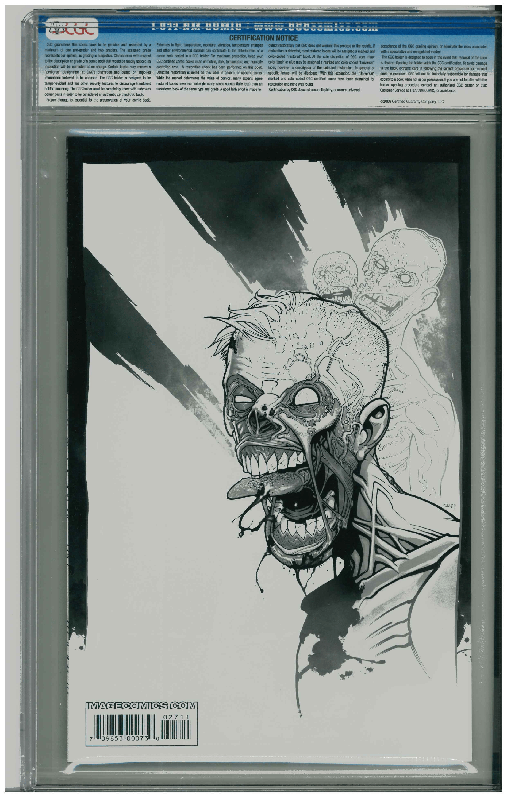Walking Dead #27 backside