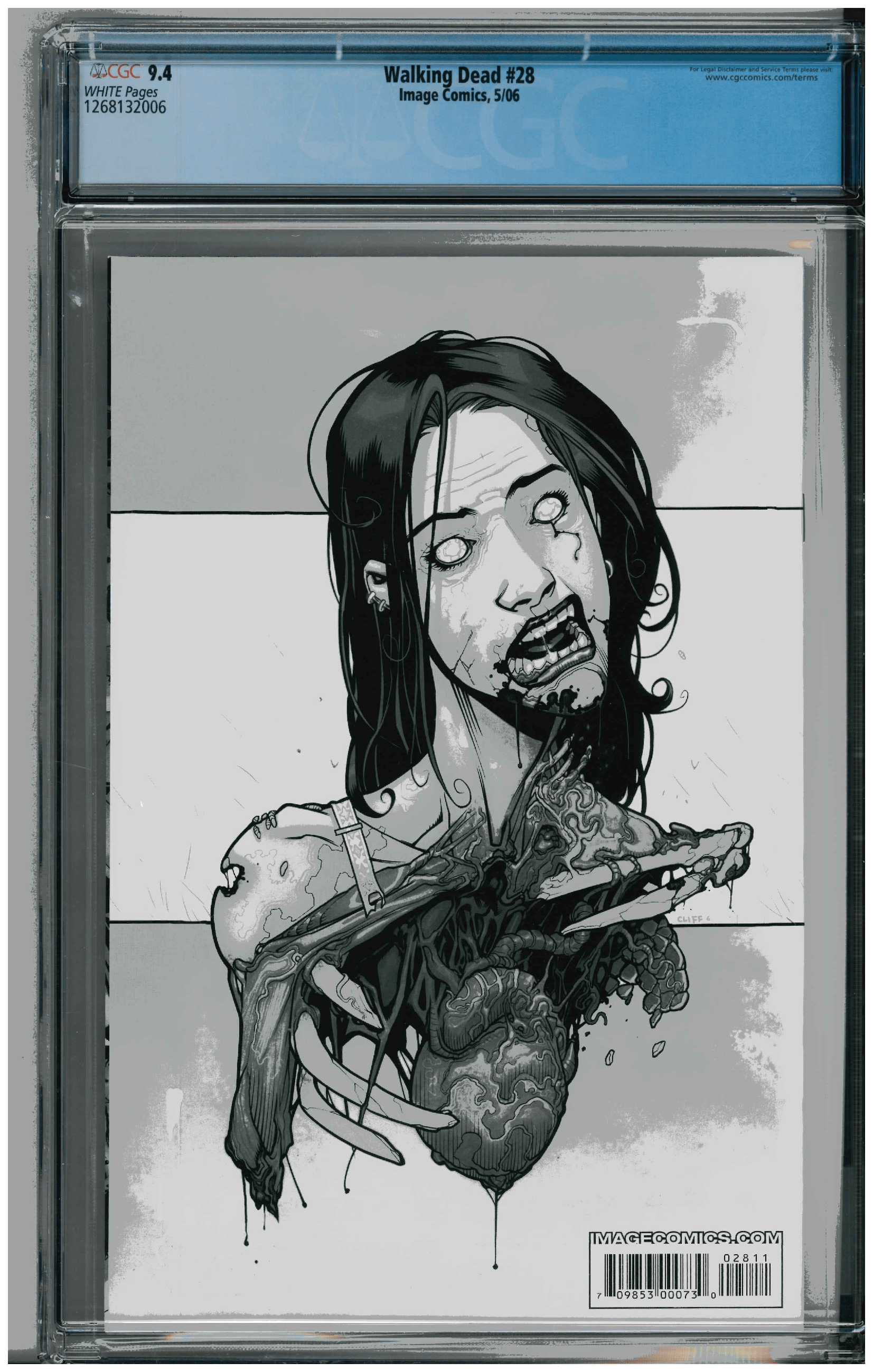 Walking Dead #28 backside