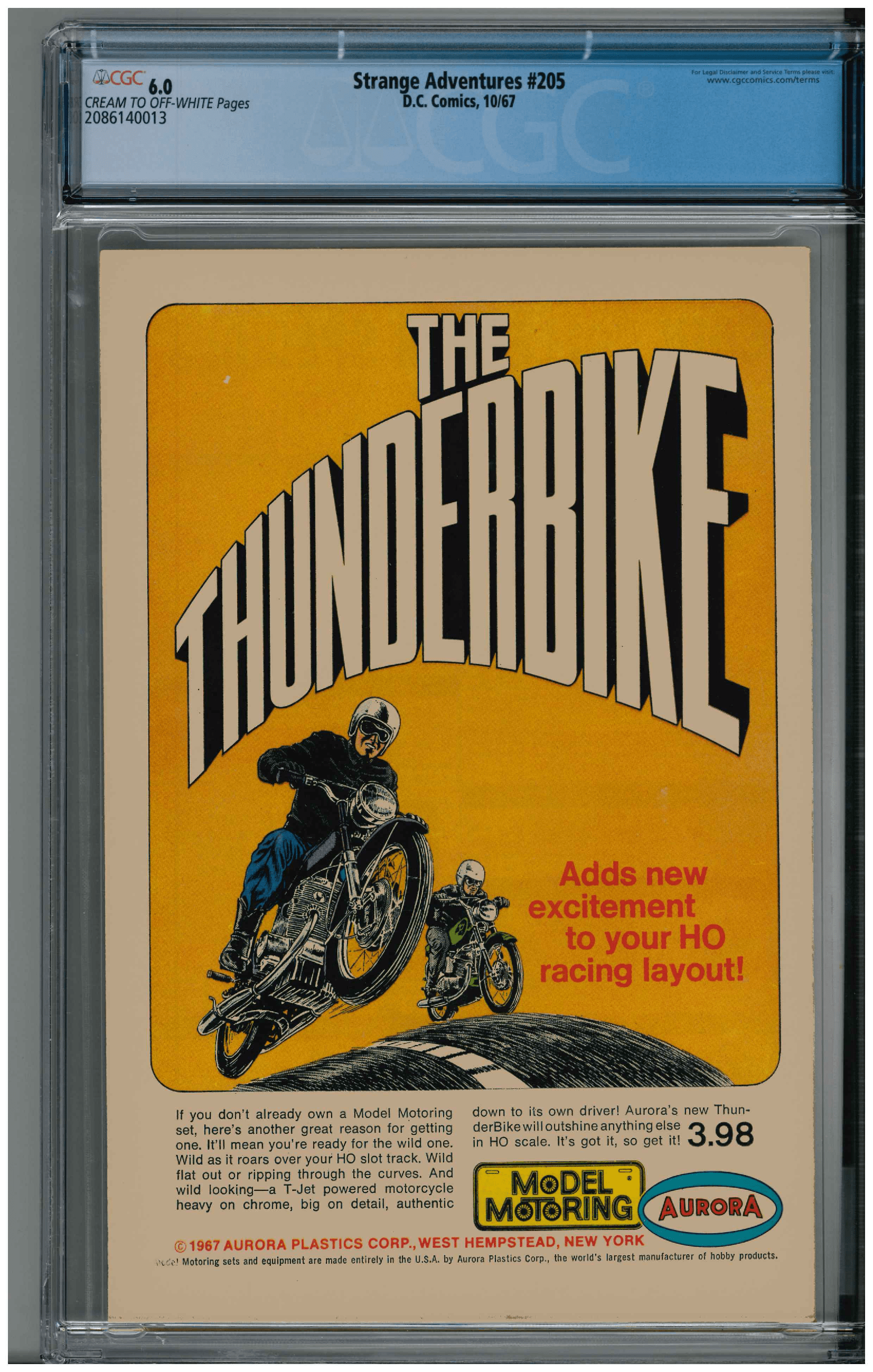 Strange Adventures #205 backside