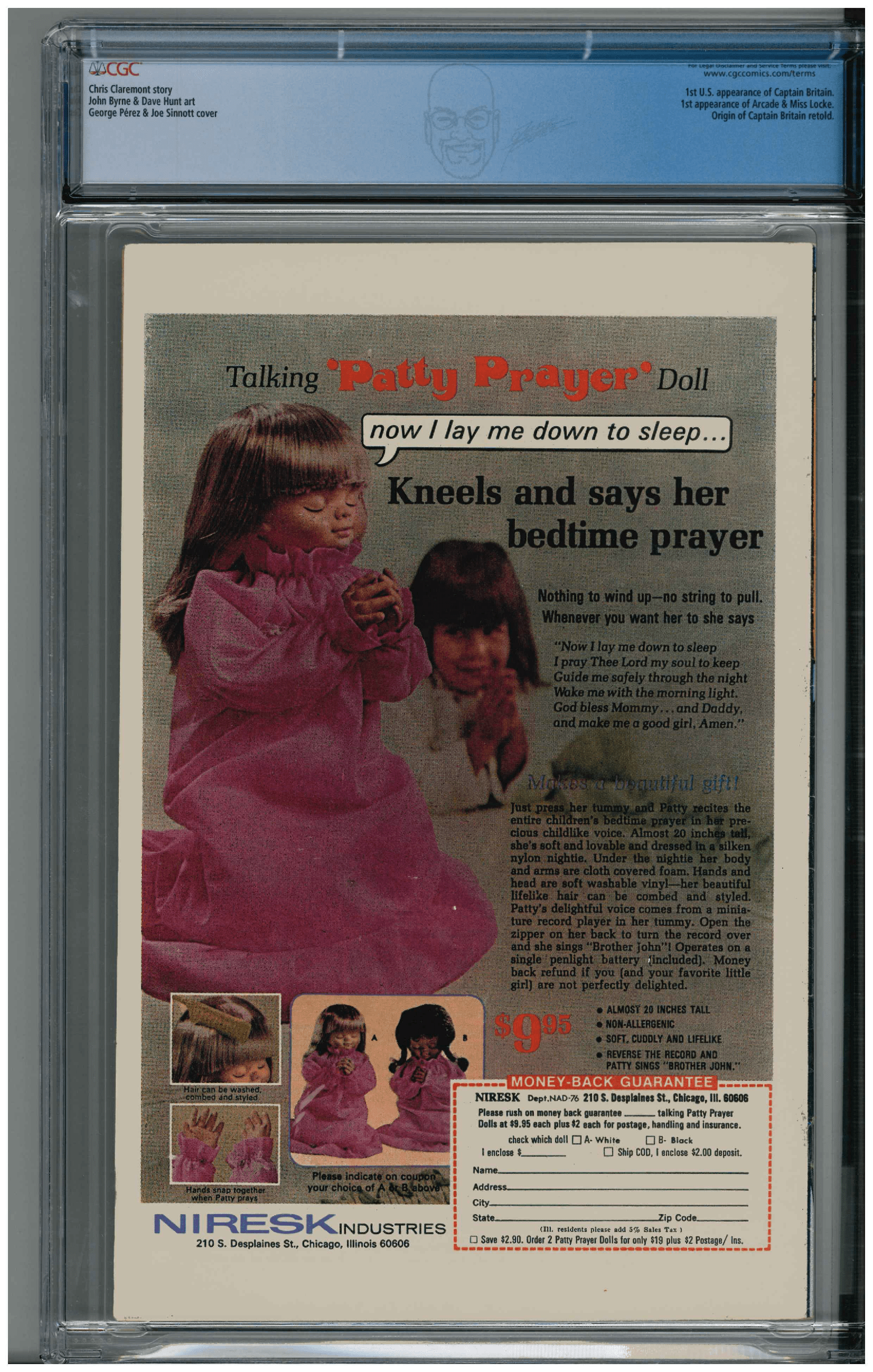 Marvel Team-Up #65 backside