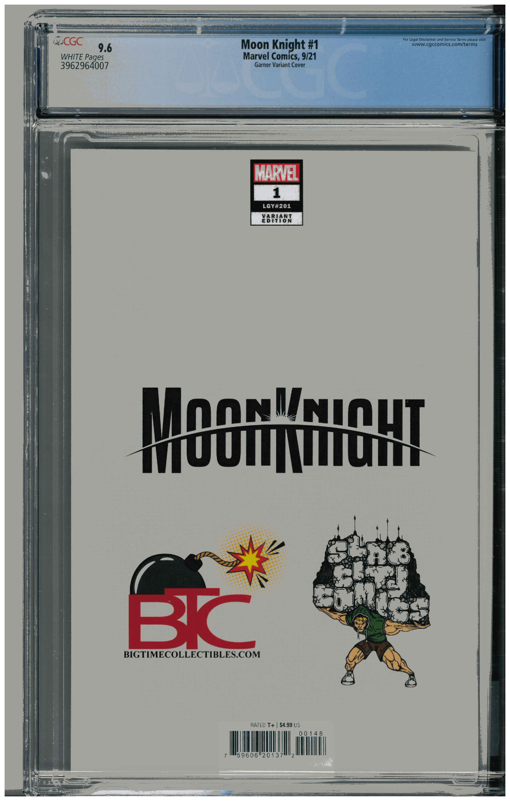 Moon Knight #1 backside