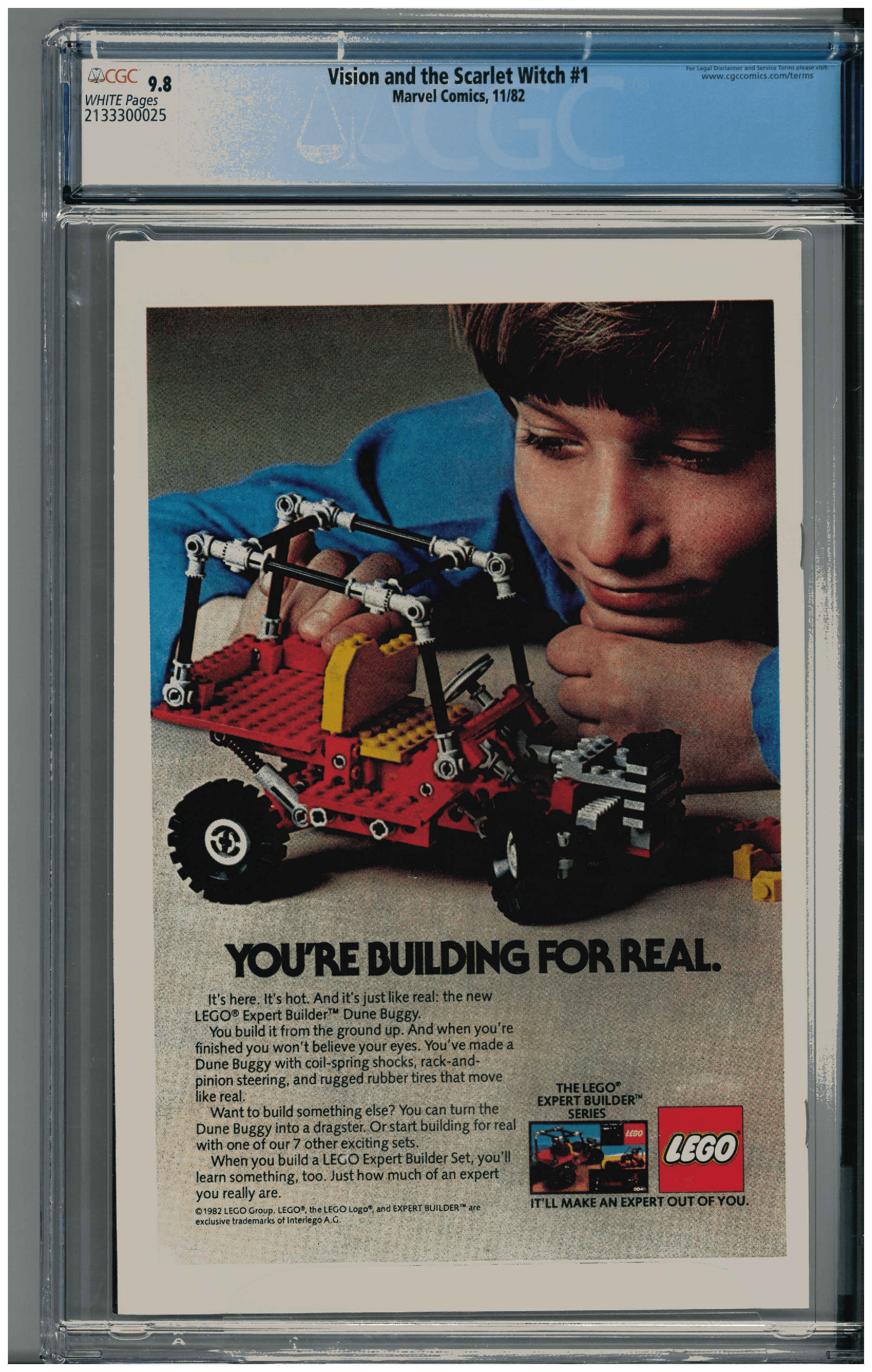 Vision and the Scarlett Witch #1 backside