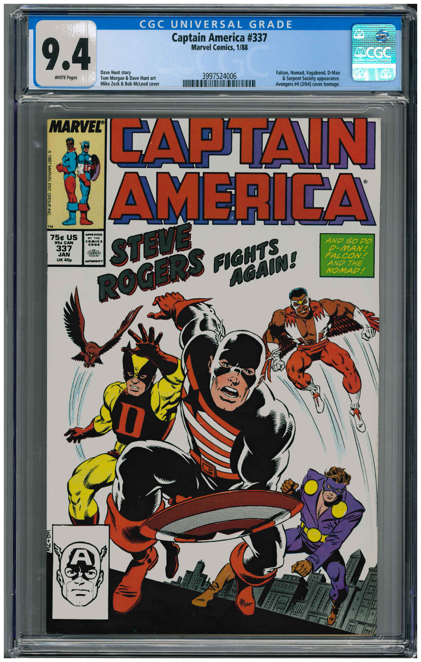 Captain America #337