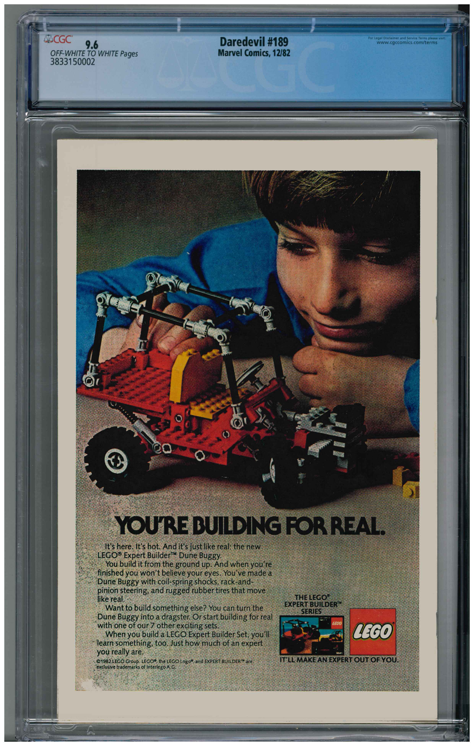 Daredevil #189 backside