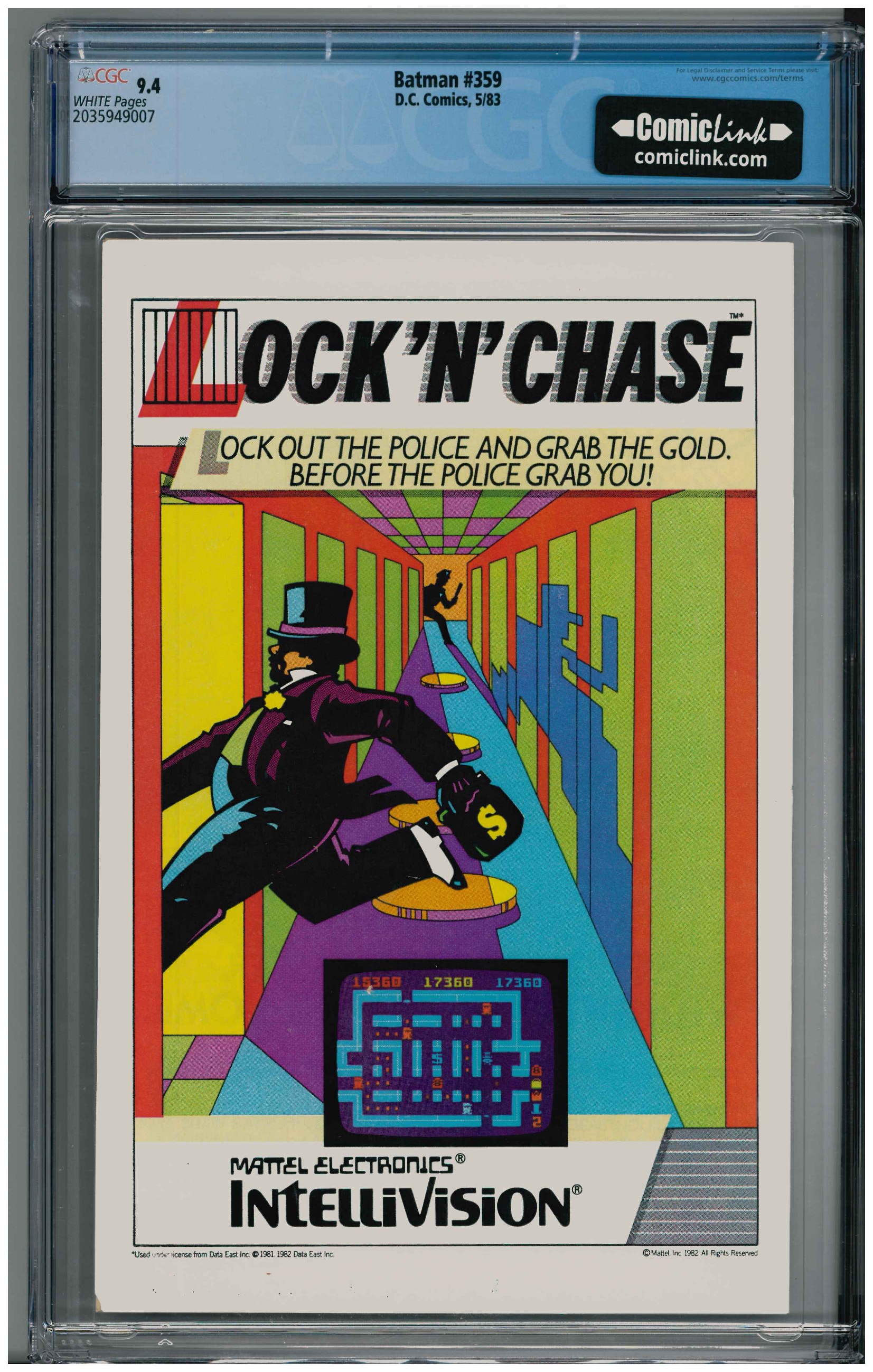 Batman #359 backside