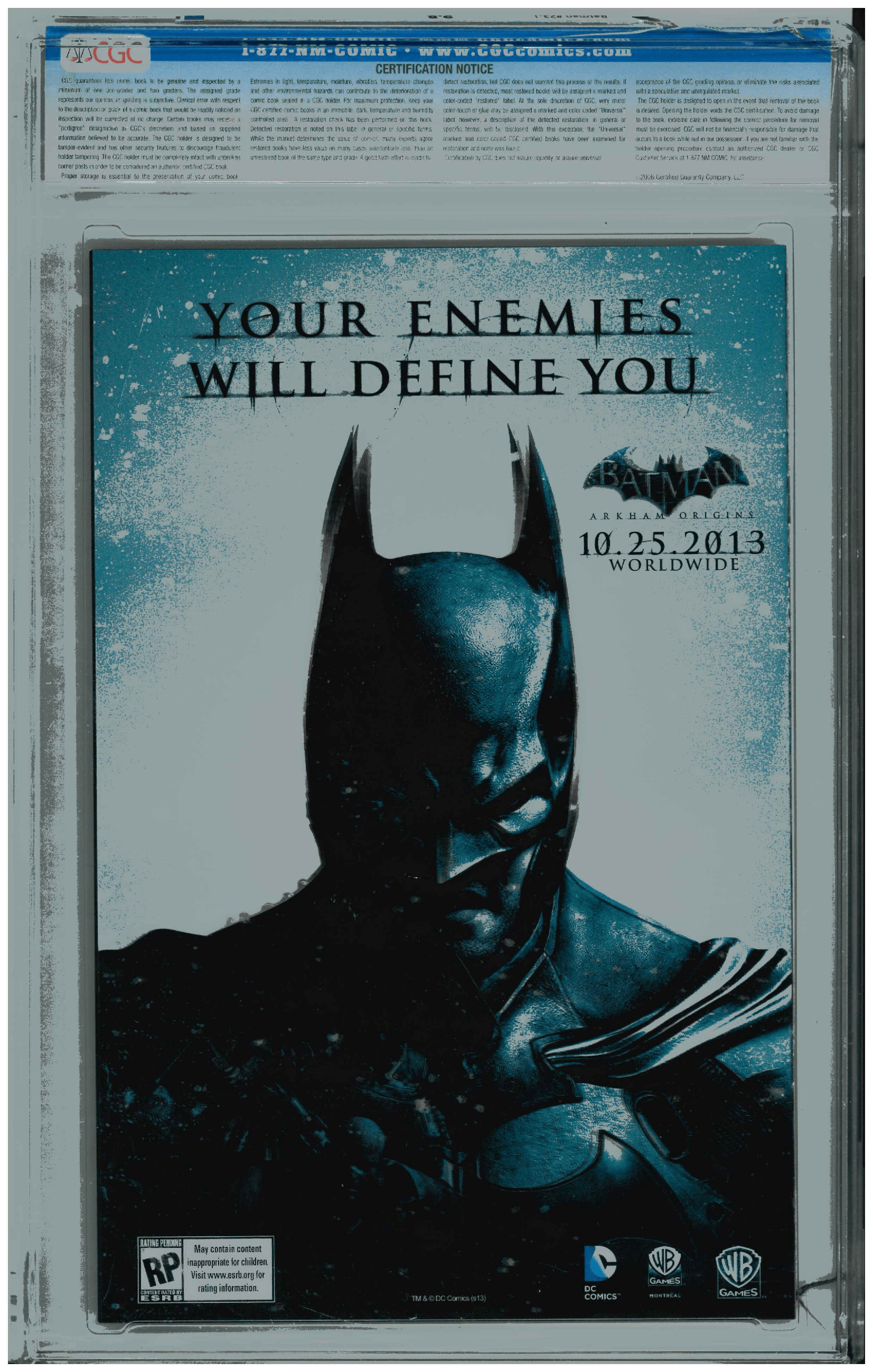 Batman #23.1 backside