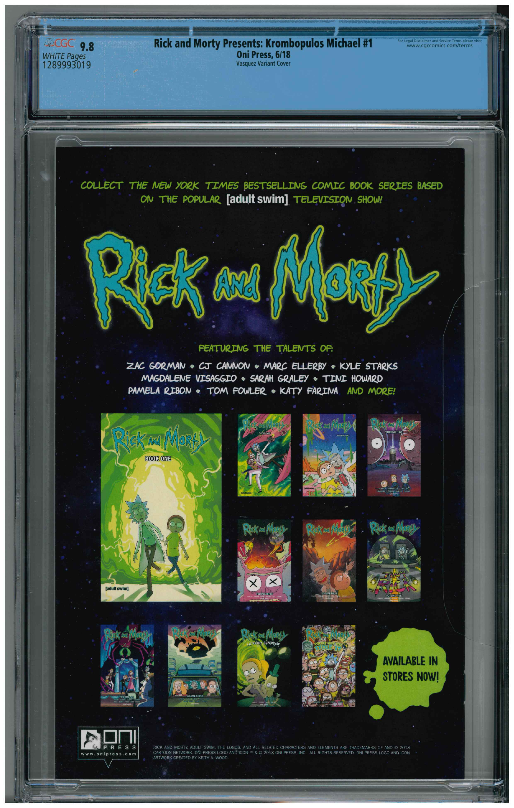 Rick and Morty Presents: Krombopulos Michael #1 backside