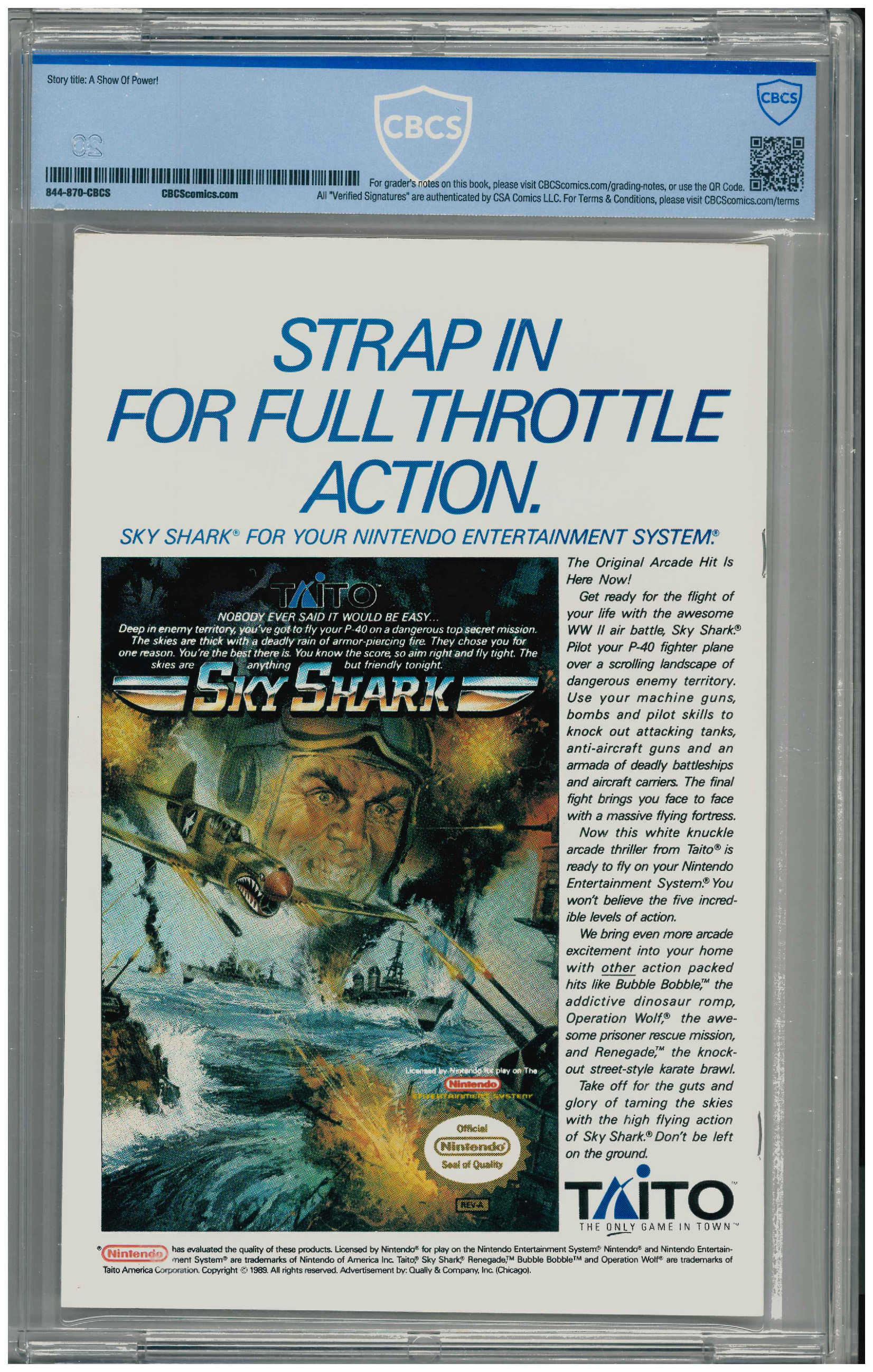 New Mutants #87 backside