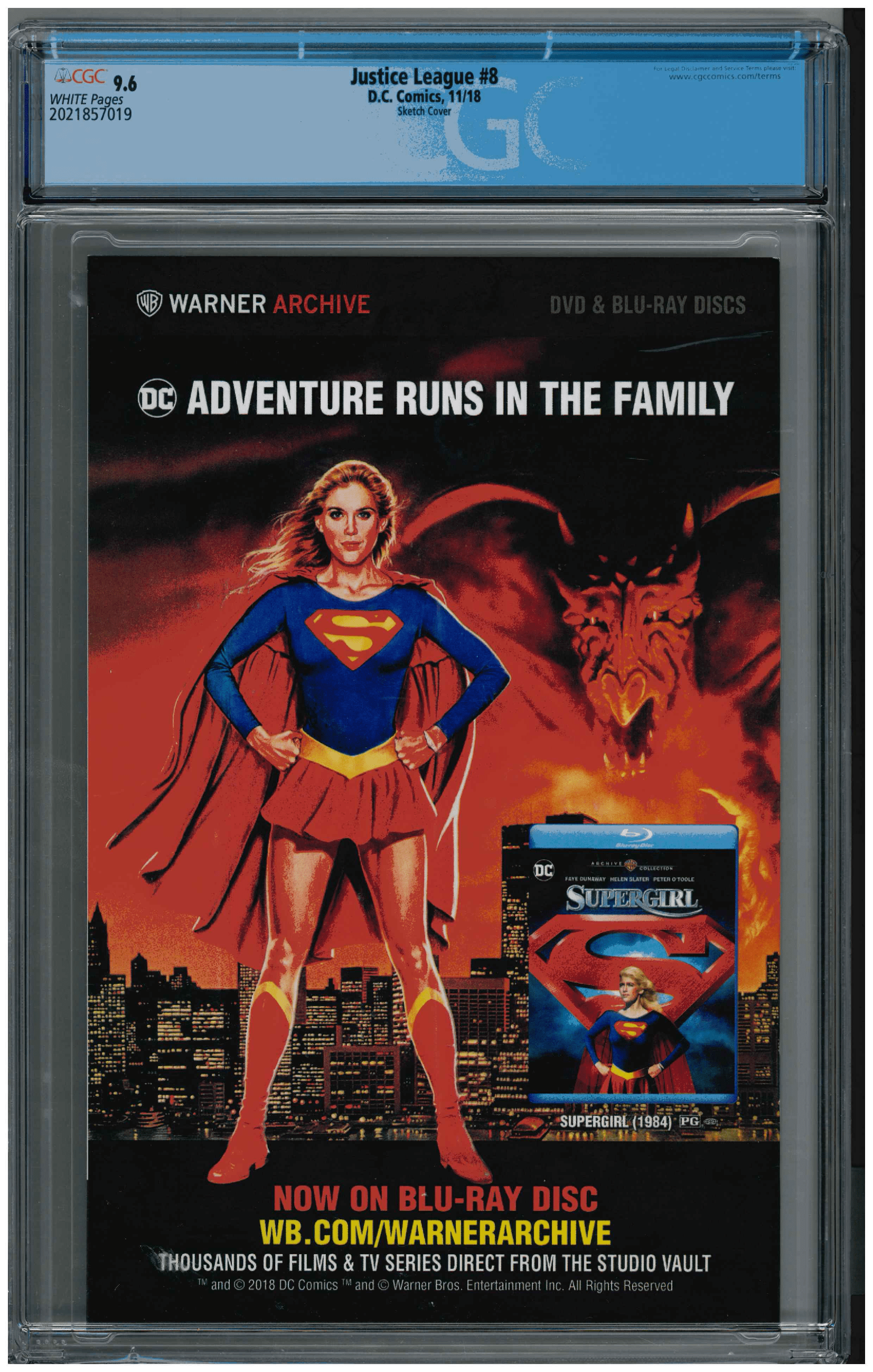 Justice League #8 backside