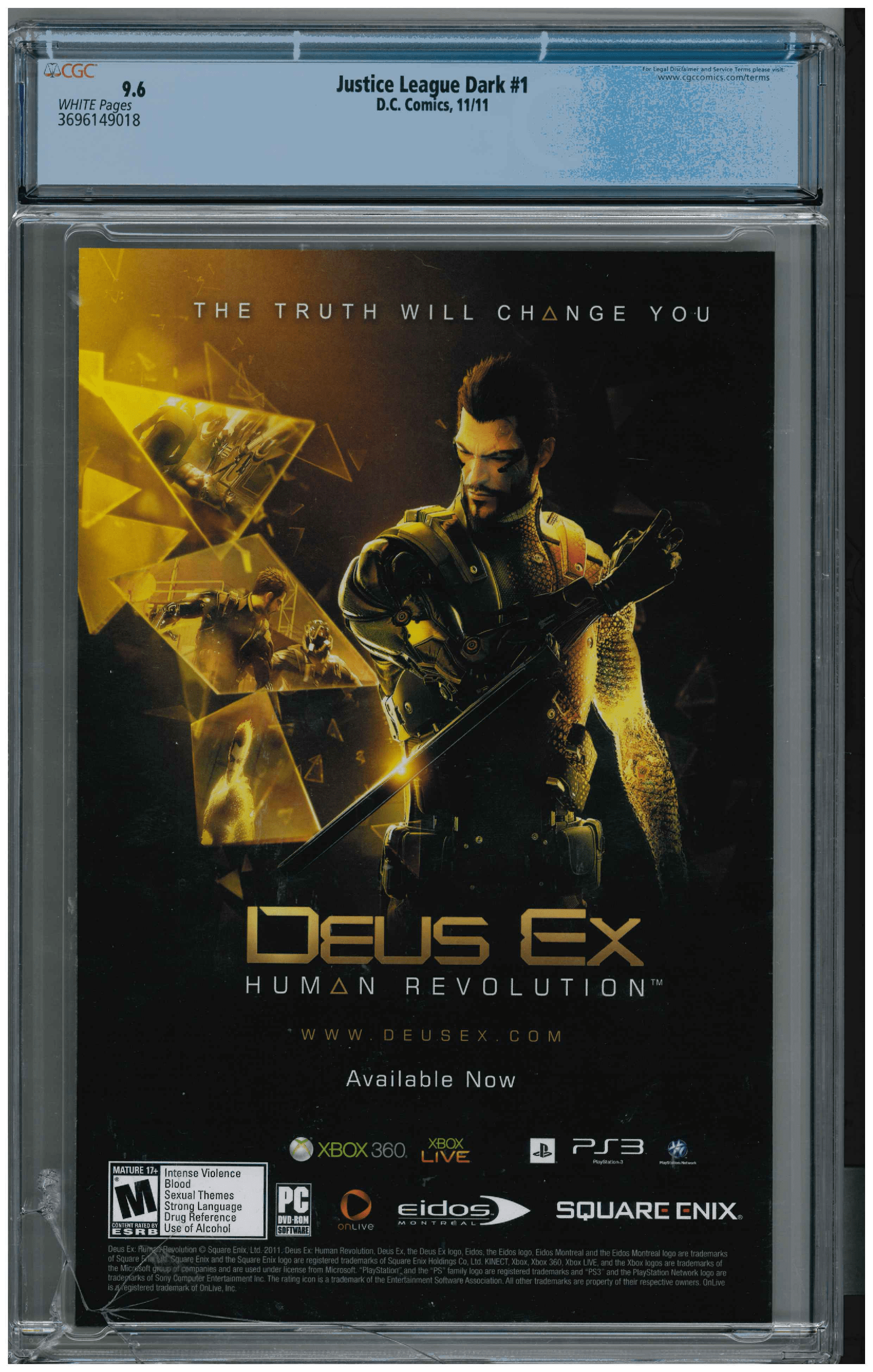 Justice League Dark #1 backside