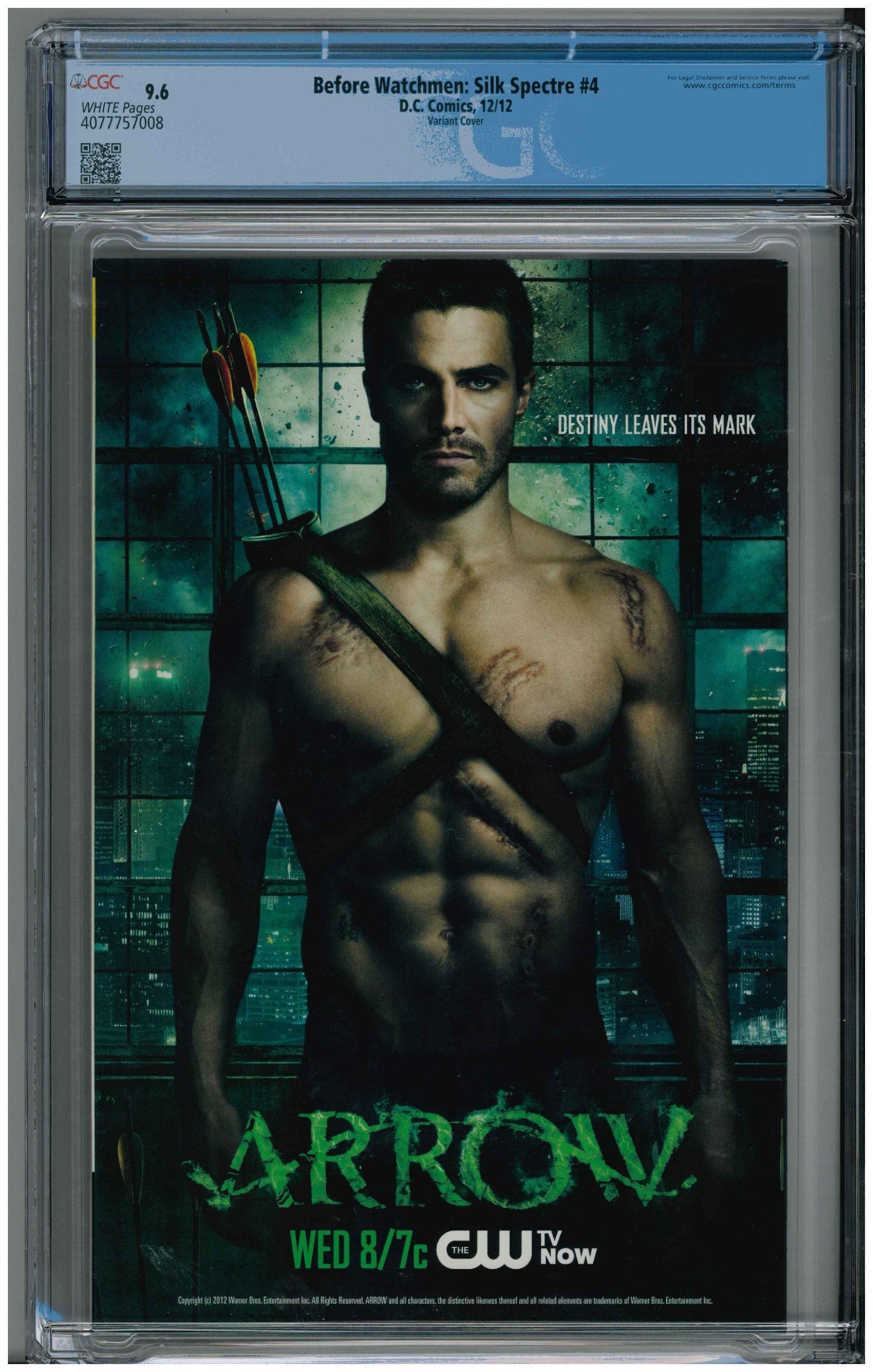 Before Watchmen: Silk Spectre #4 backside