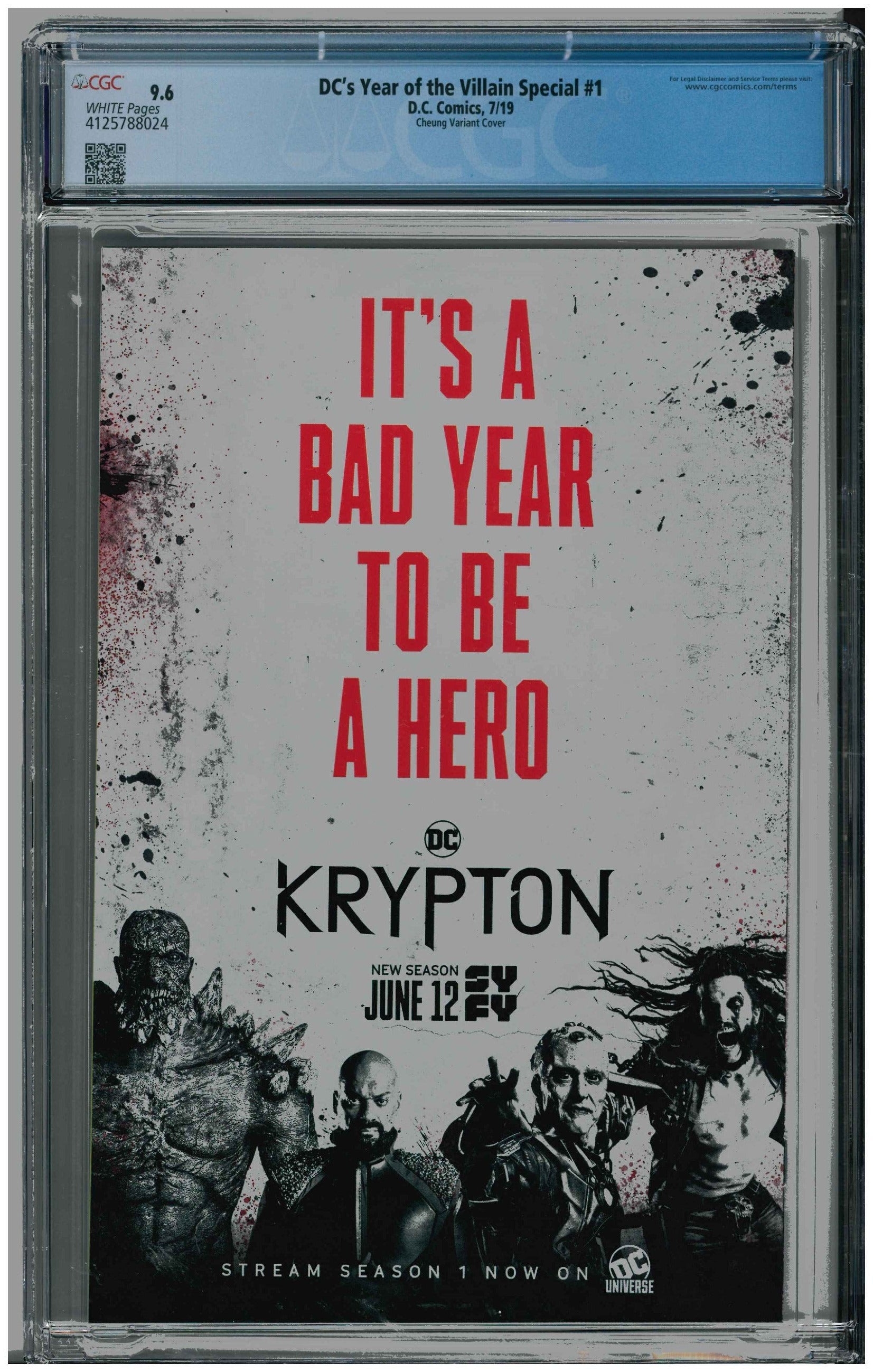 DC's Year of the Villian Special #1 backside