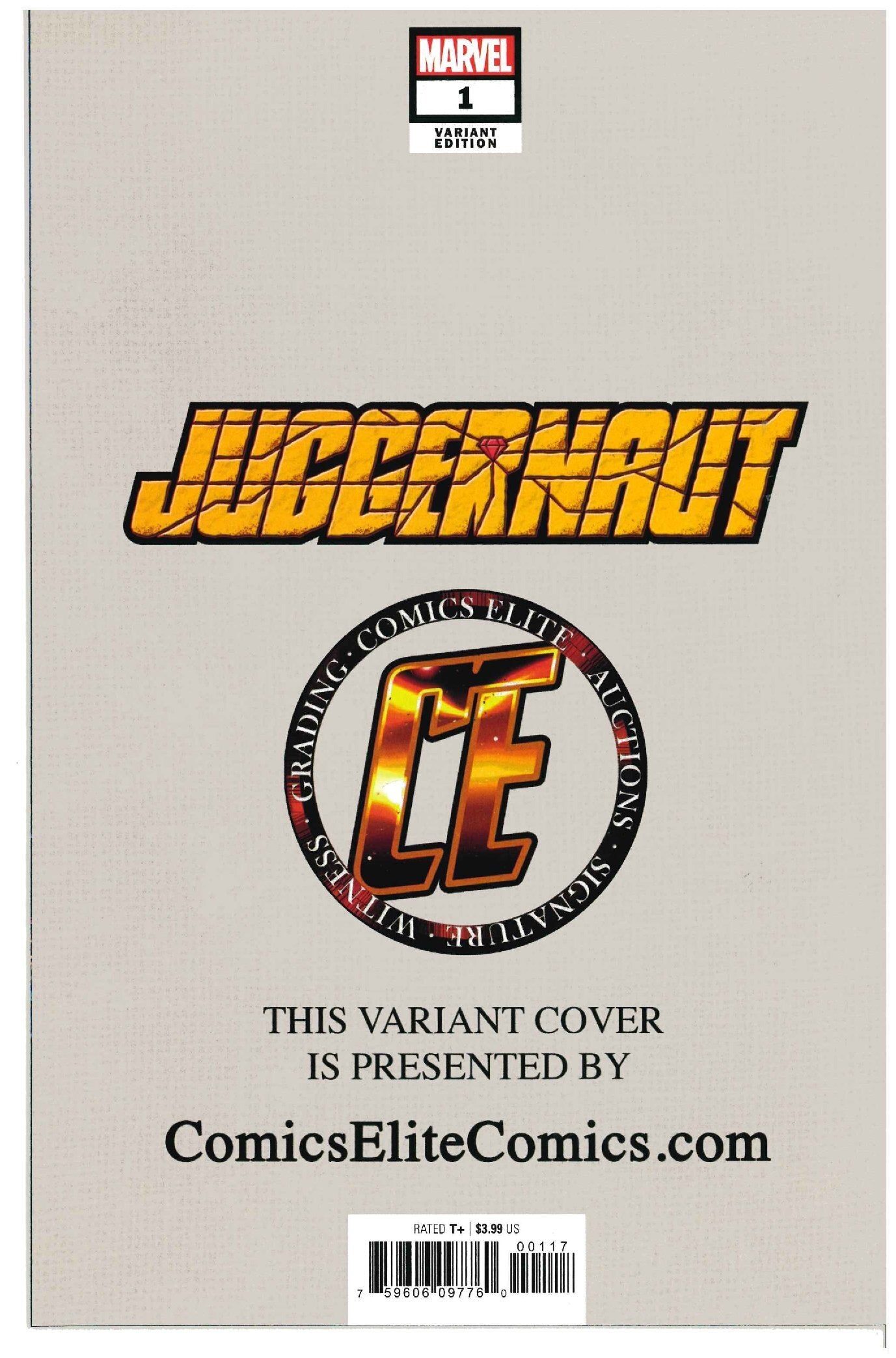 Juggernaut #1 backside