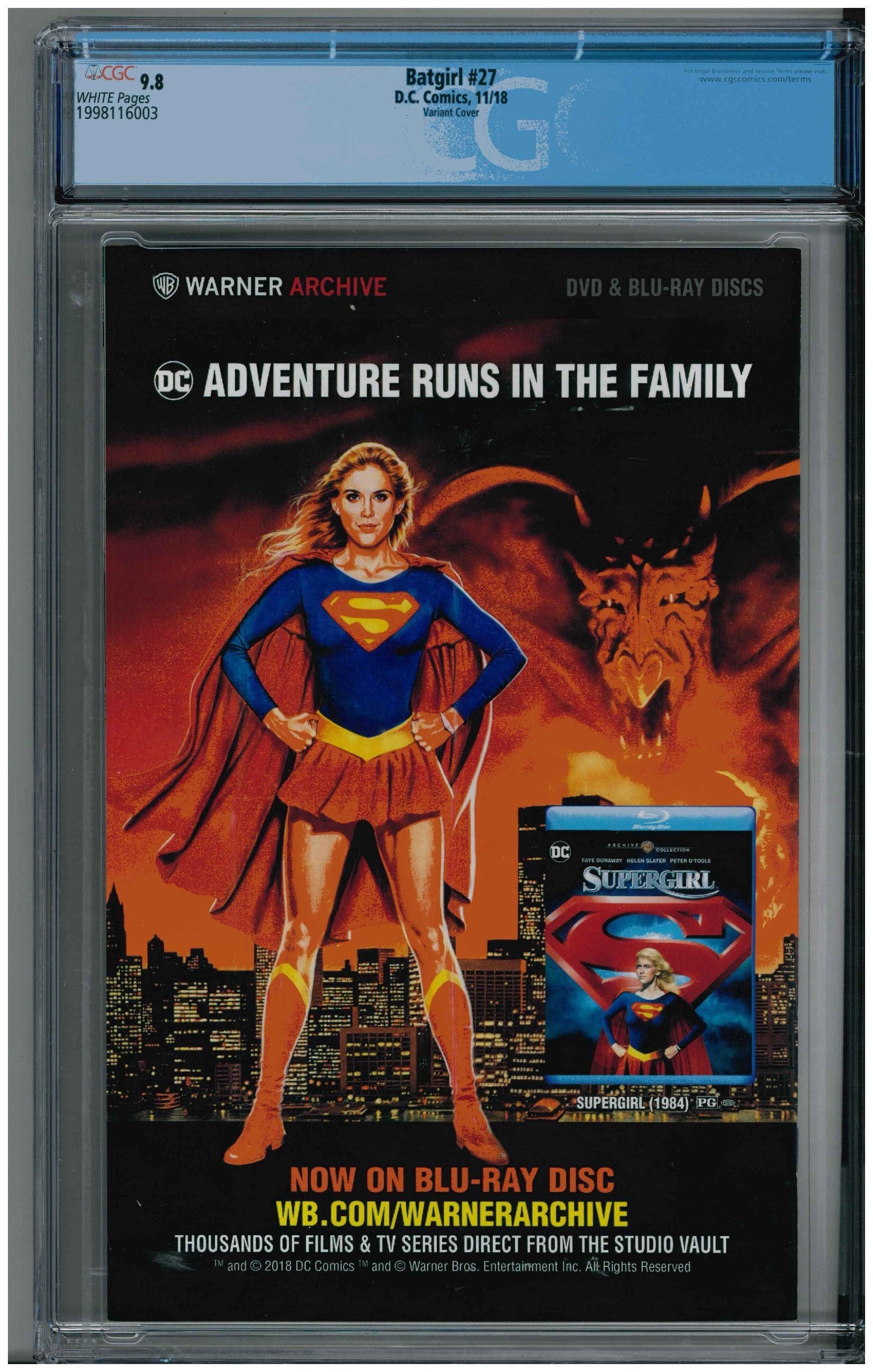 Batgirl #27 backside