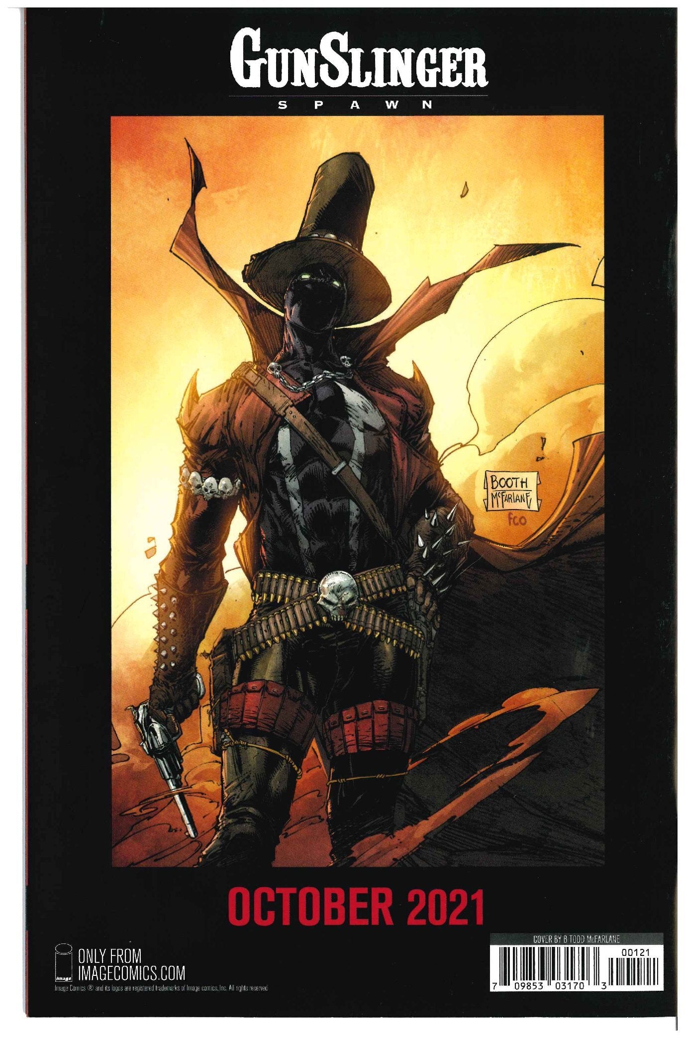 King Spawn #1 backside