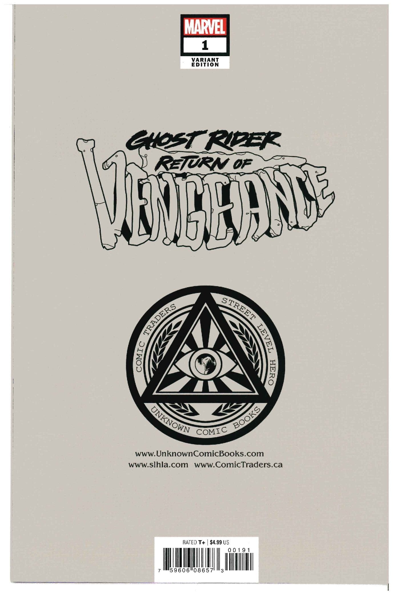 Ghost Rider: Return of Vengeance #1 backside