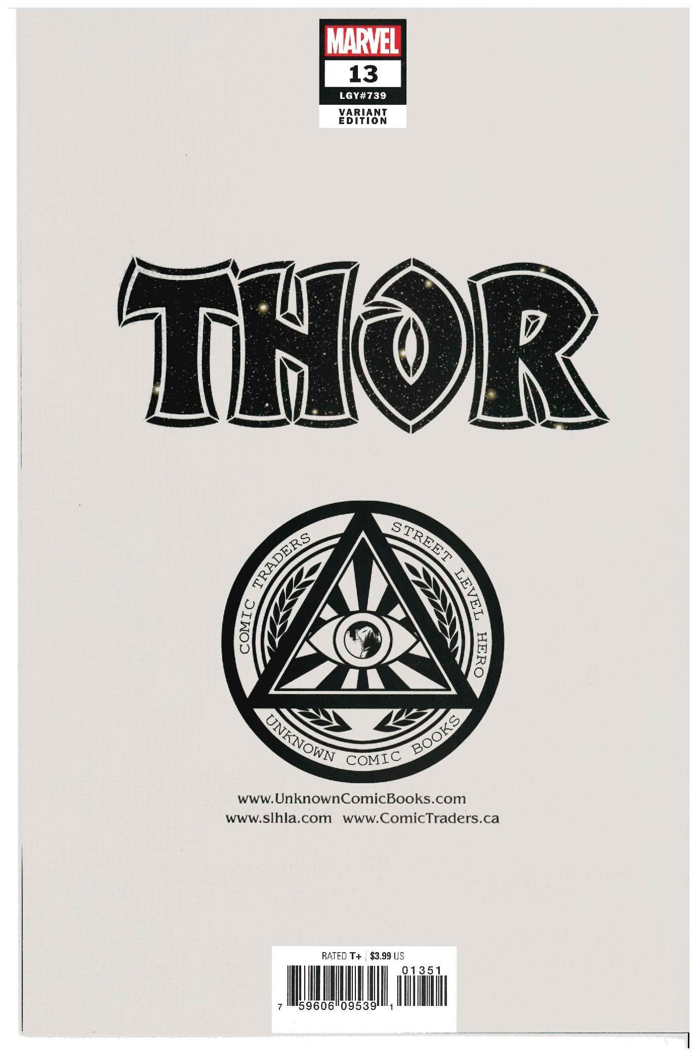 Thor #13 backside