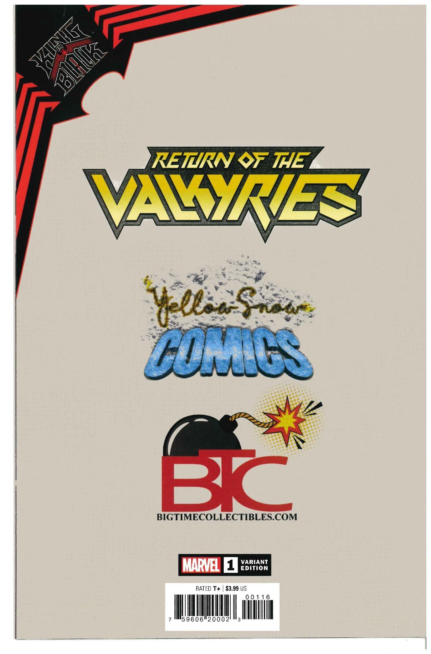 King in Black: Return of the Valkyries #1 backside