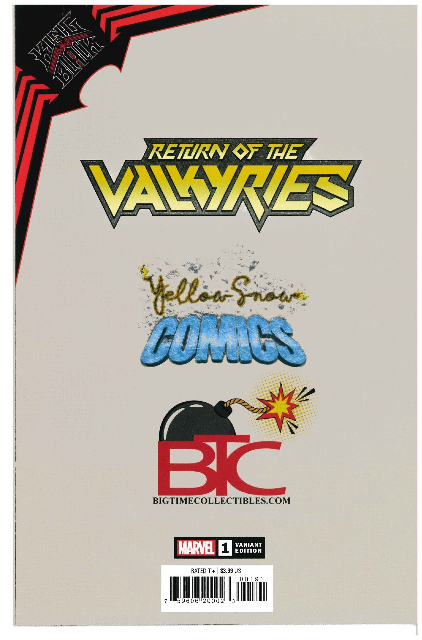 King in Black: Return of the Valkyries #1 backside