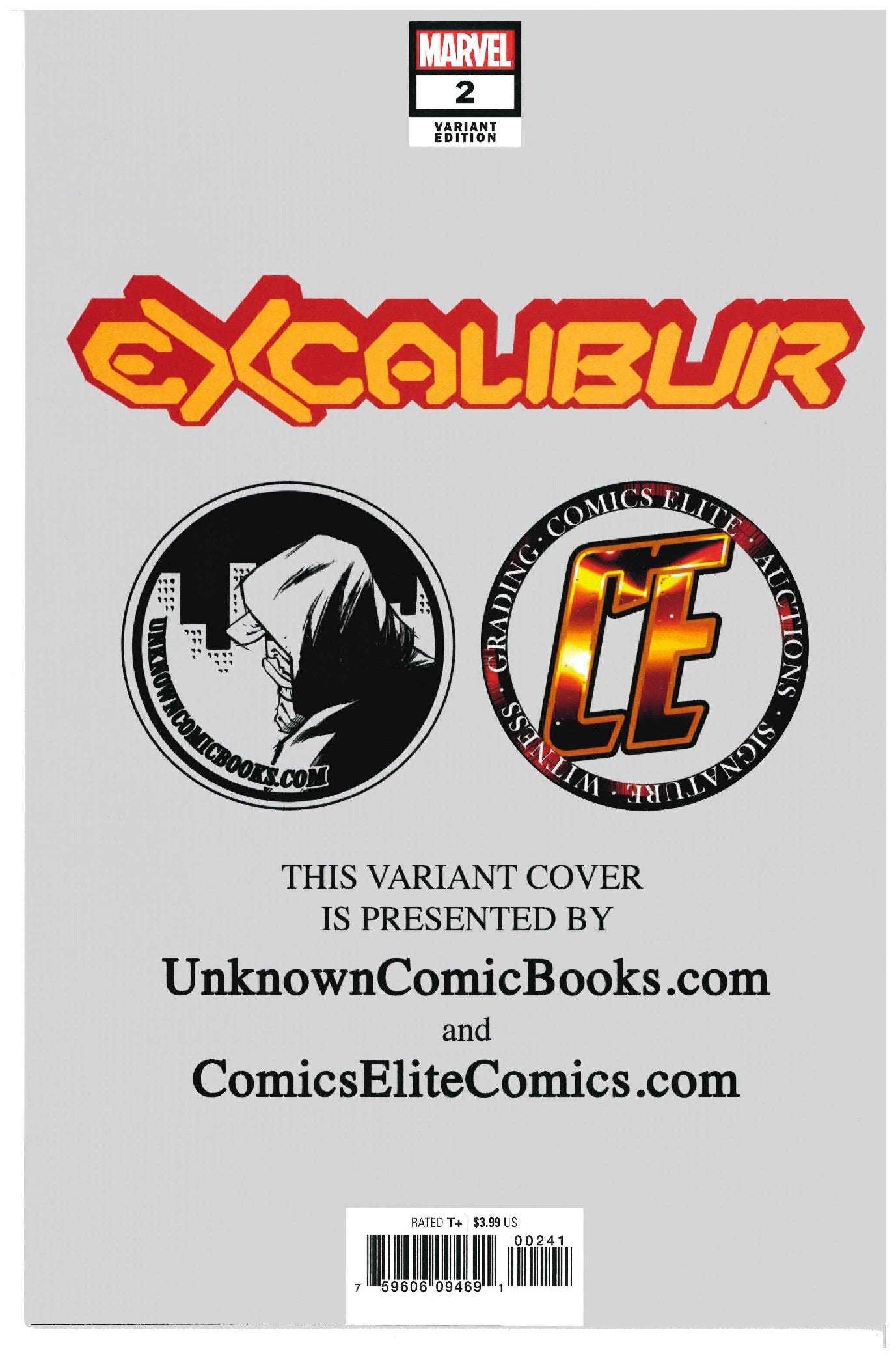 Excalibur #2 backside