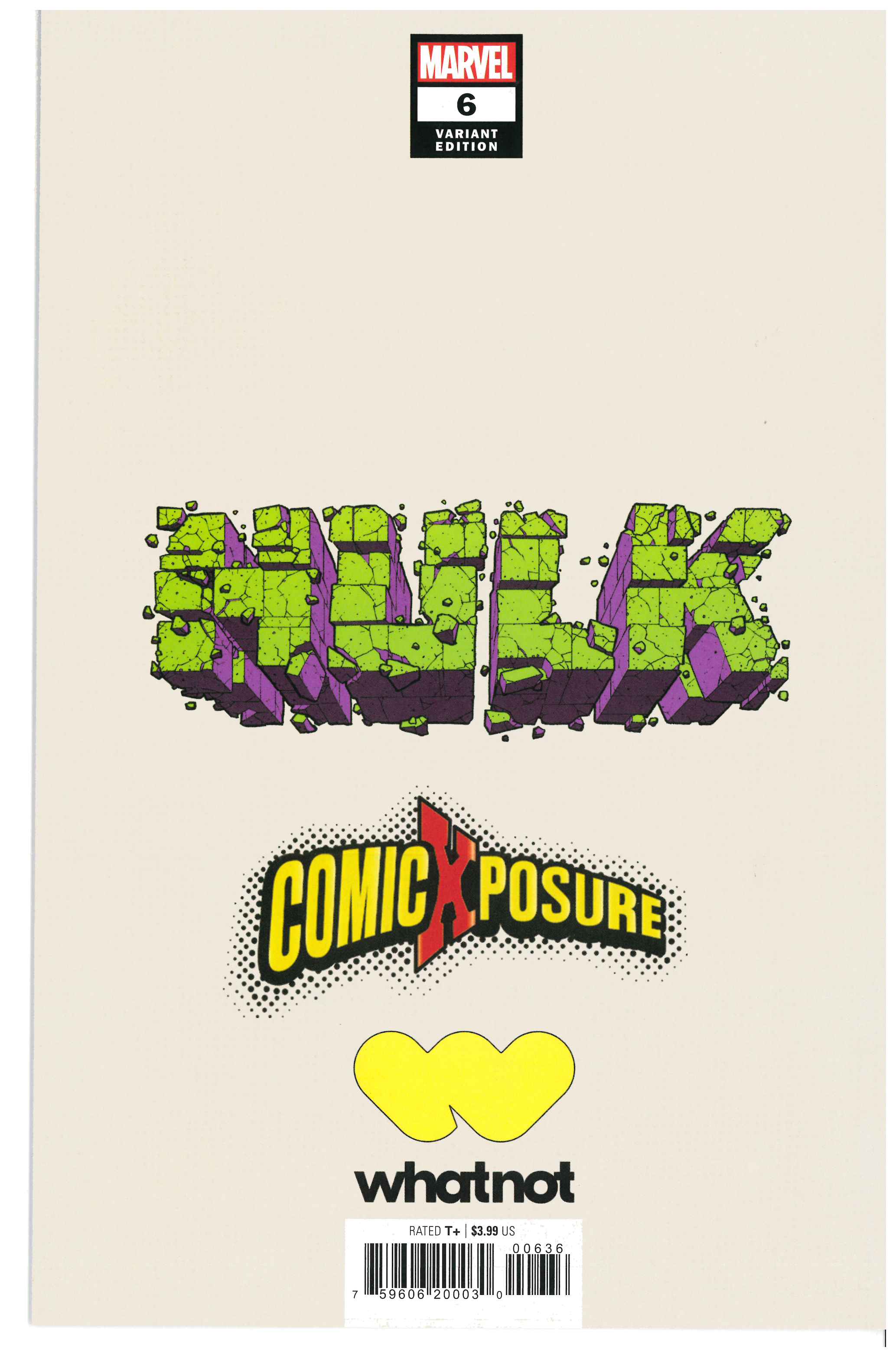 Hulk #6 backside