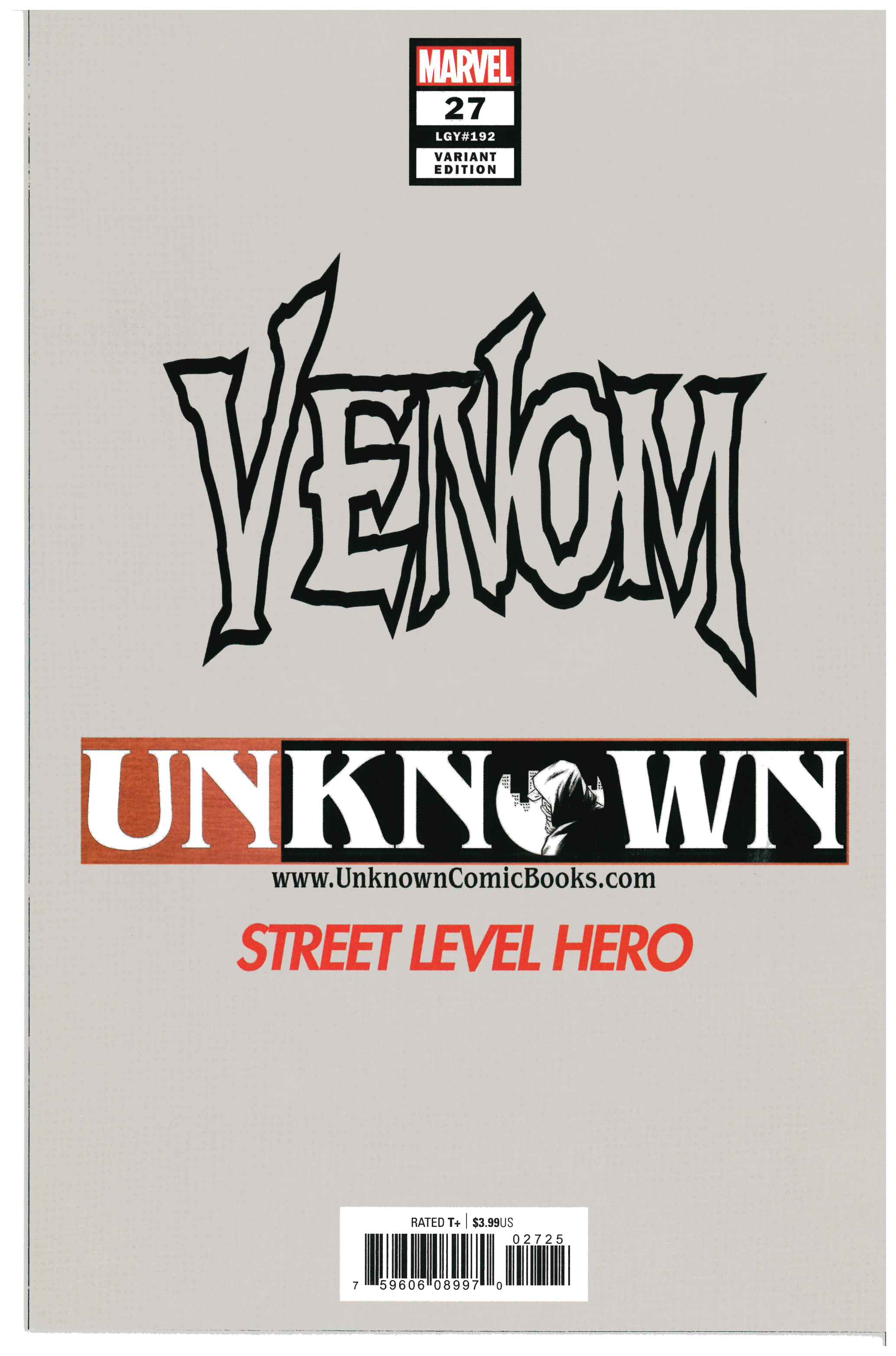 Venom #27 backside