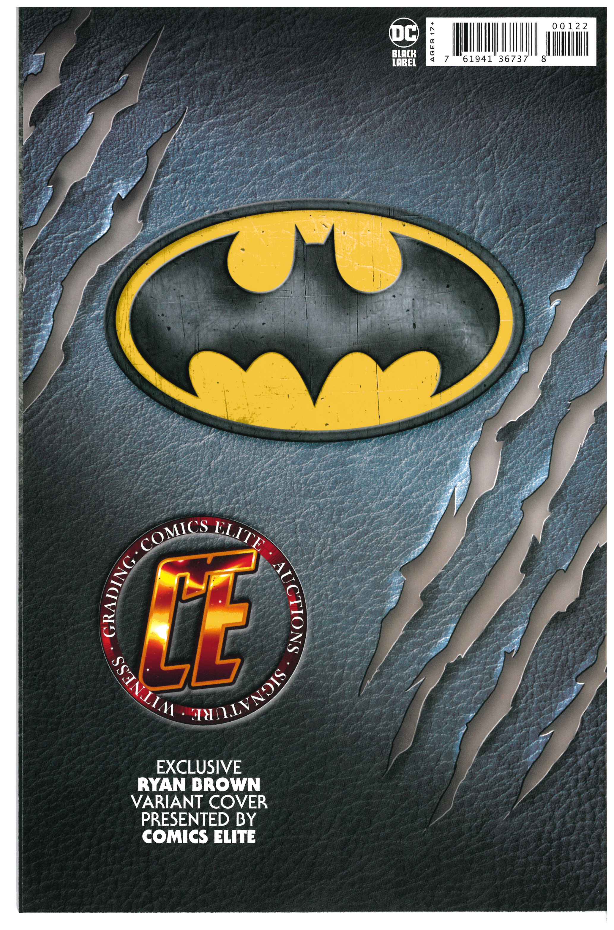 Batman / Catwoman #1 backside