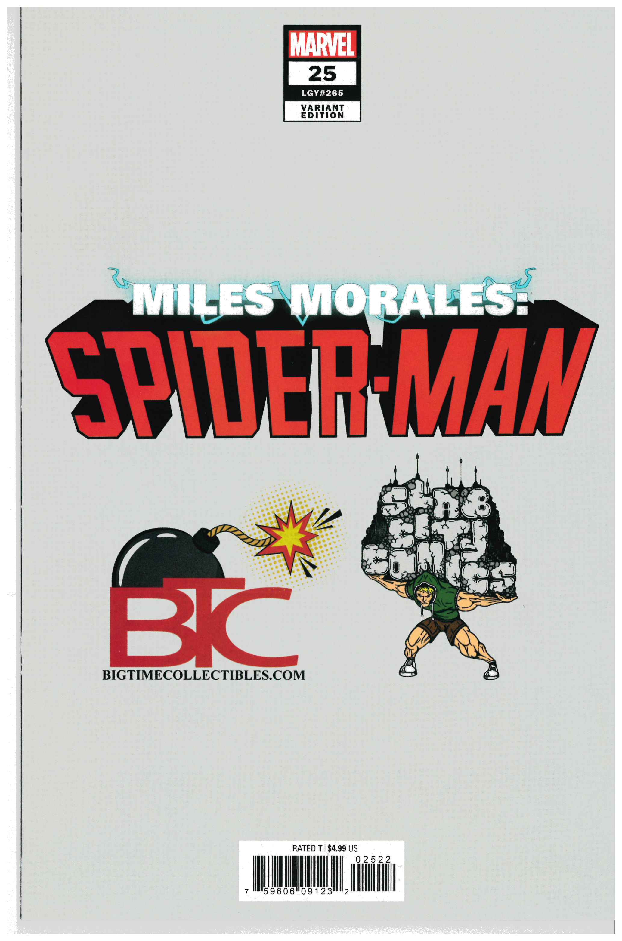 Miles Morales: Spider-Man #25 backside